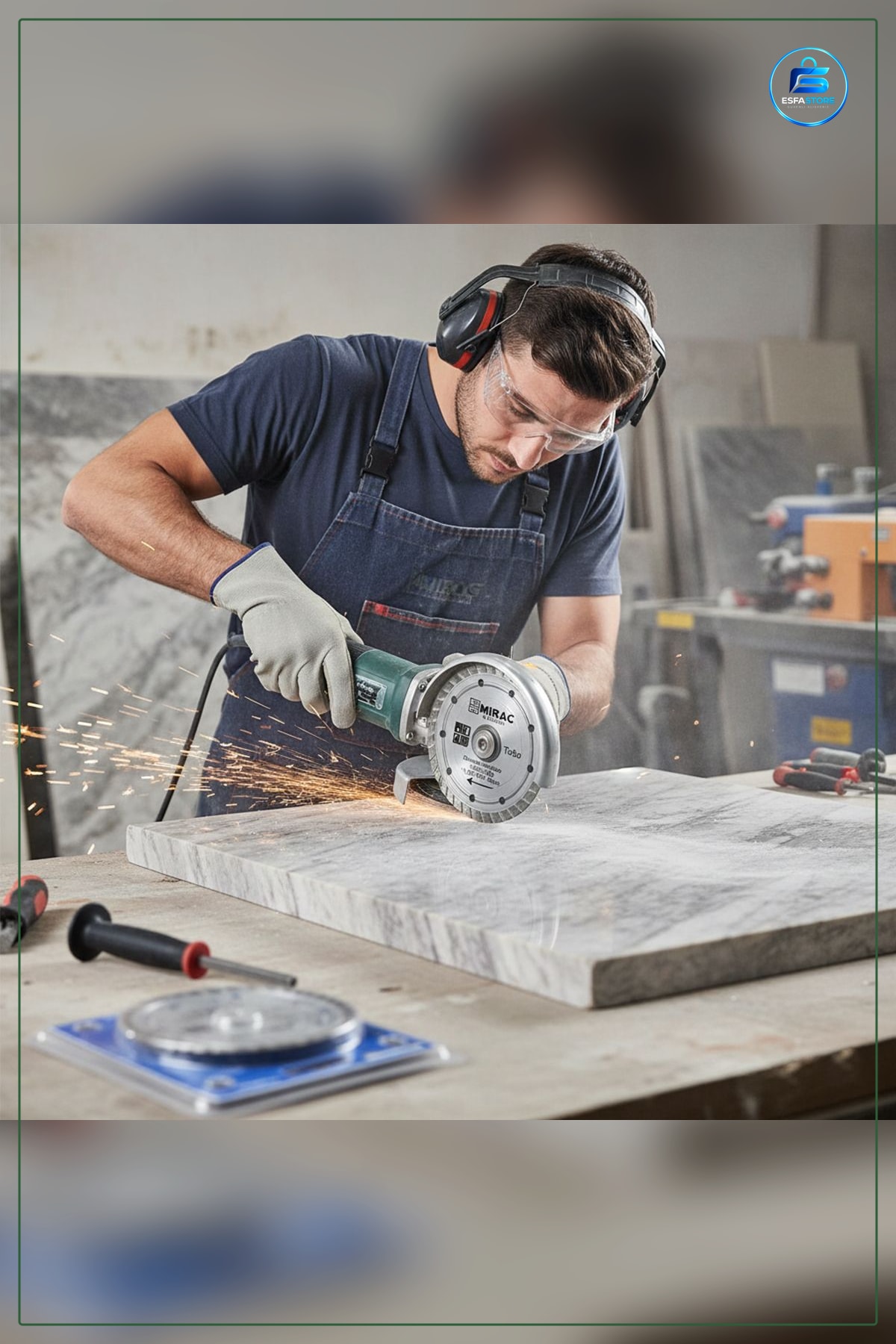 Mermer Kesme Diski 115mm 22,2 mm İnce Turbo Elmas Daire Testere Bıçağı Taş Seramik Kesim