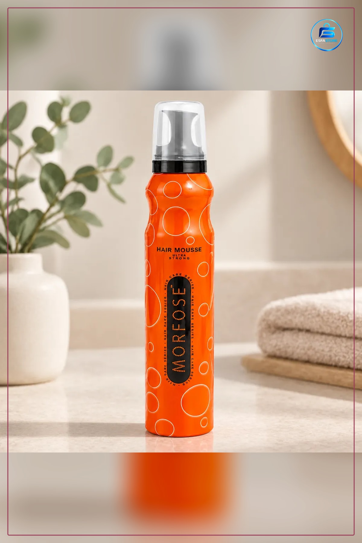 Saç Köpüğü Ultra Strong Turuncu 200 ml Güçlü Tutuş Hacim Şekillendirici Köpük Kolay Temizlenir