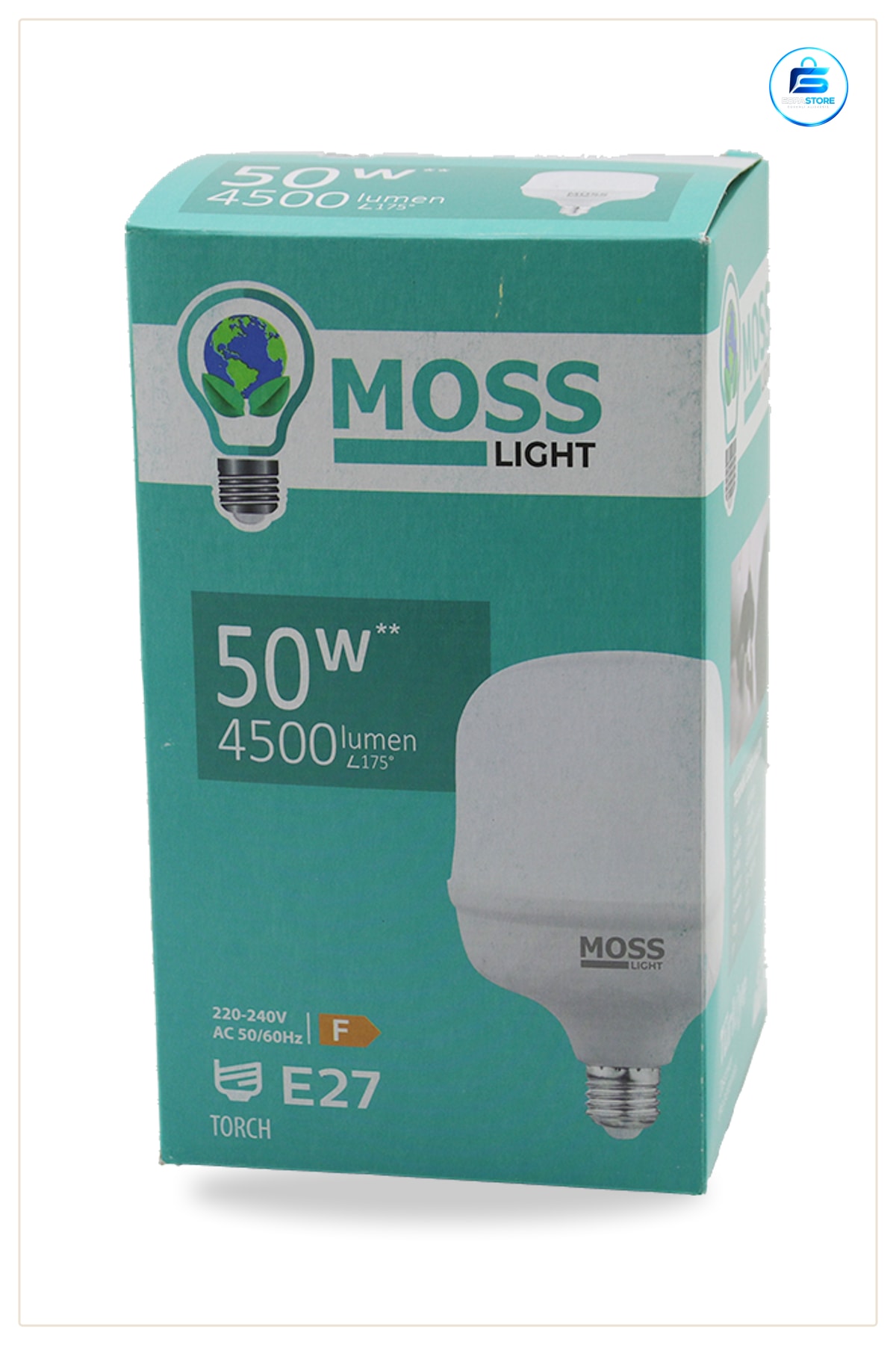 50W E27 LED Ampul 4500 Lumen 50.000 Saat Ömür Ev Ofis Mağaza Depo Atölye Garaj Aydınlatma