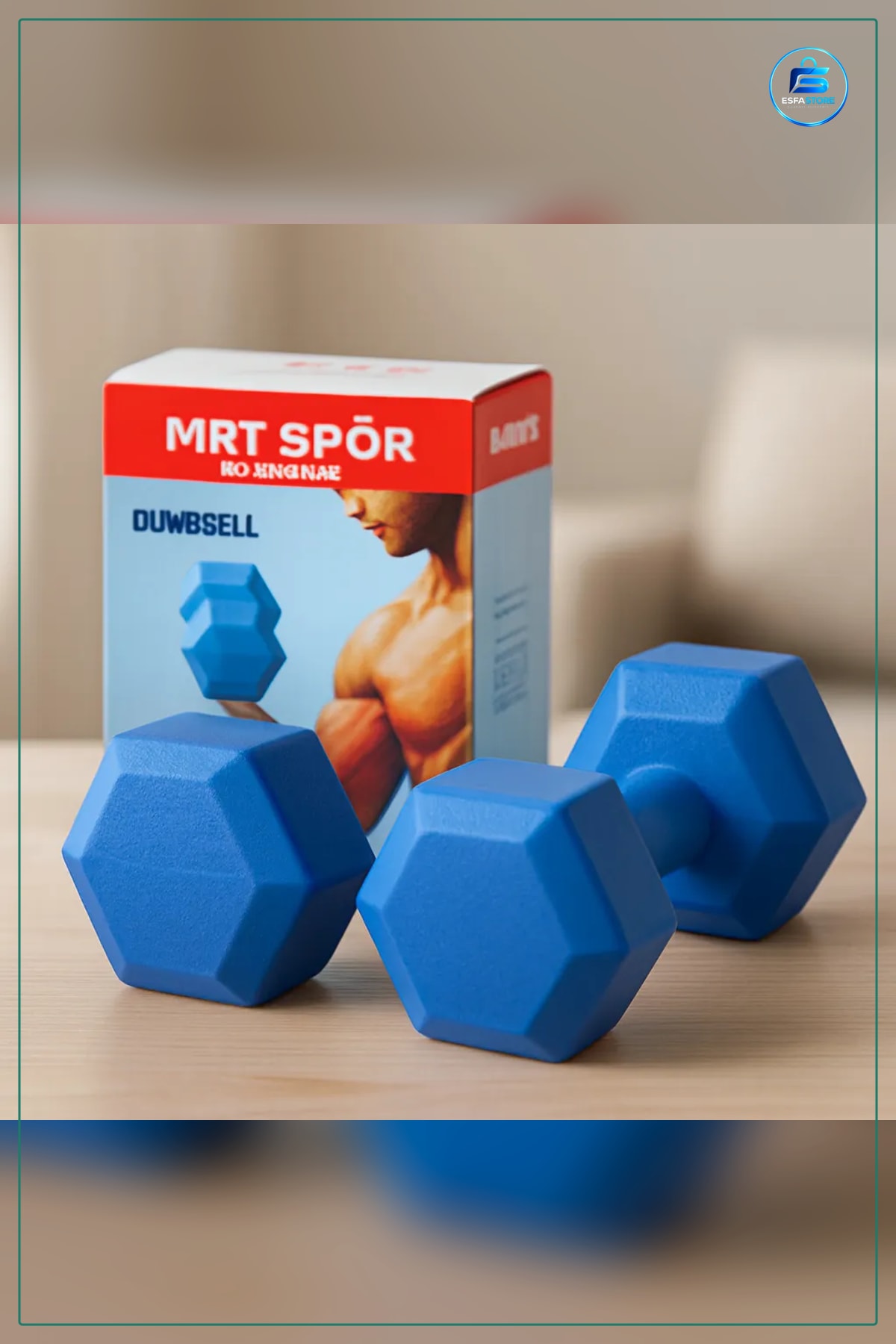 Dambıl Seti 7 kg Plastik Köşeli 2 Parça Ev Spor Salonu Antrenman Kas Tonlama Fitness