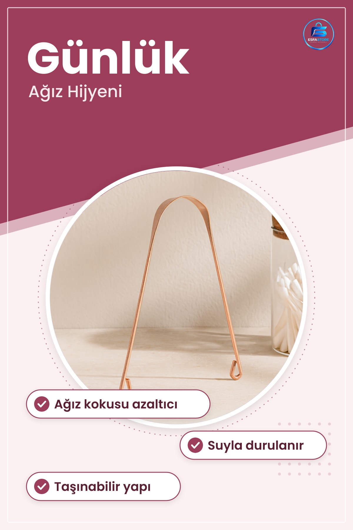 Dil Temizleyici Aparat Ağız Kokusu Azaltıcı Hijyen Kazıyıcı Günlük Kullanım Kişisel Bakım