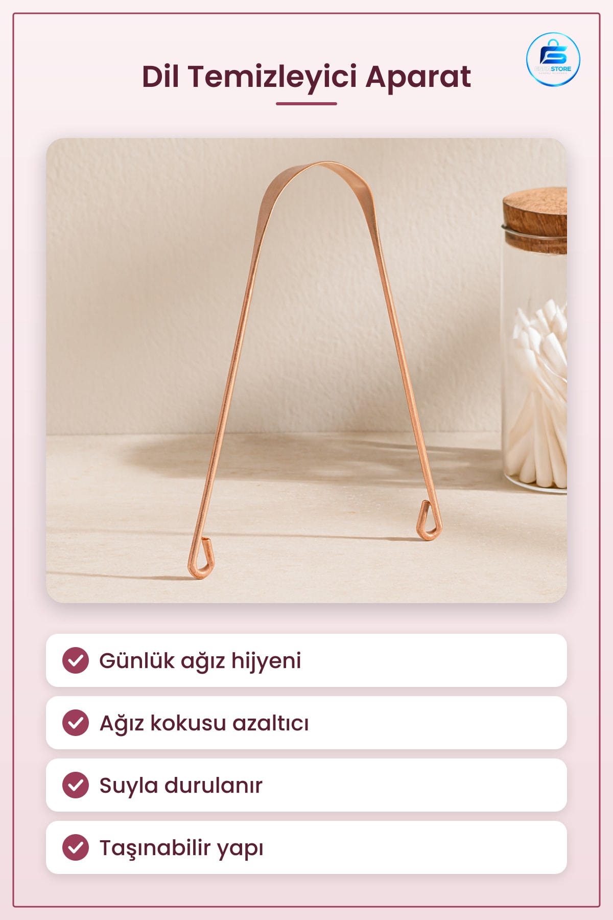Dil Temizleyici Aparat Ağız Kokusu Azaltıcı Hijyen Kazıyıcı Günlük Kullanım Kişisel Bakım