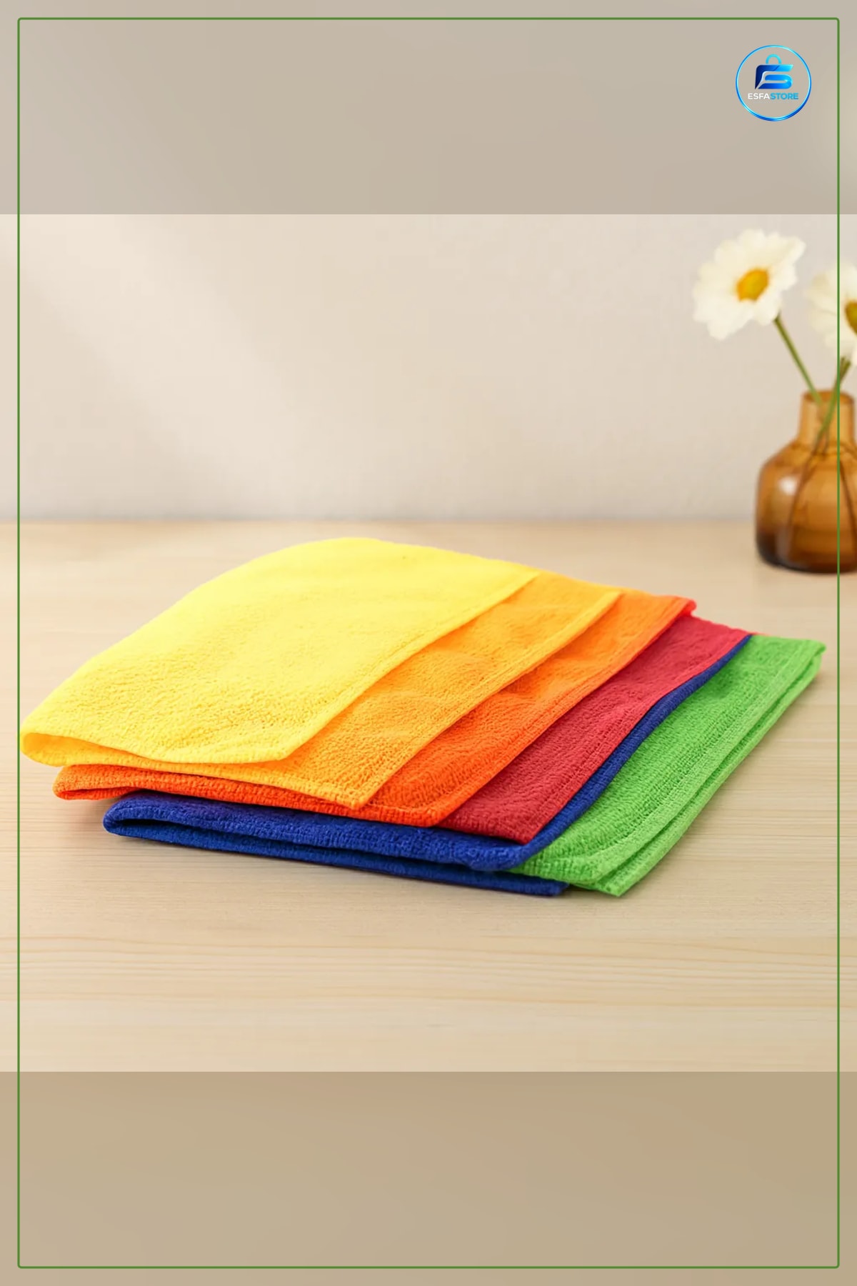 Lavanta Kokulu Mikrofiber Temizlik Bezi Cam Mobilya Mutfak ve Ekran Temizliğinde Tüy Bırakmaz