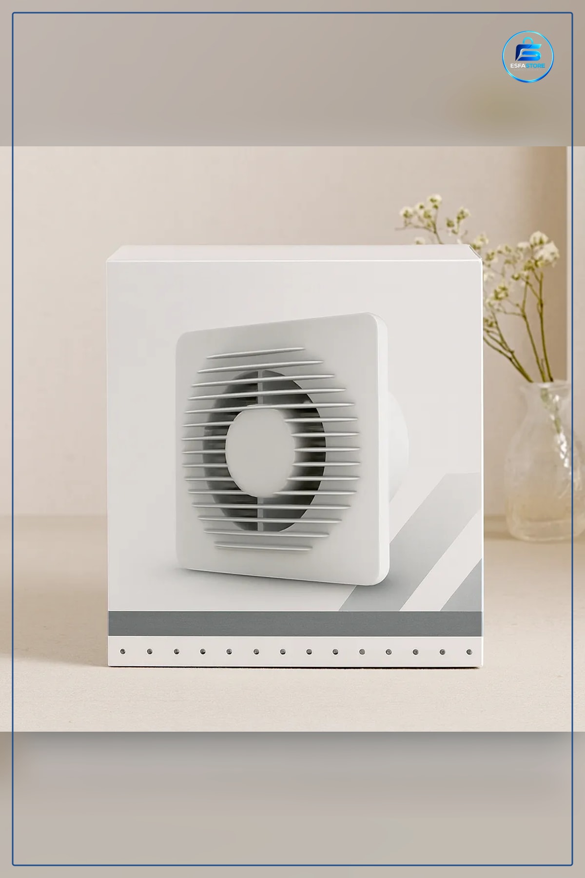 Banyo Tuvalet Havalandırma Aspiratörü 4 inç 12W m³/h Sessiz Duvar Pencere Montaj