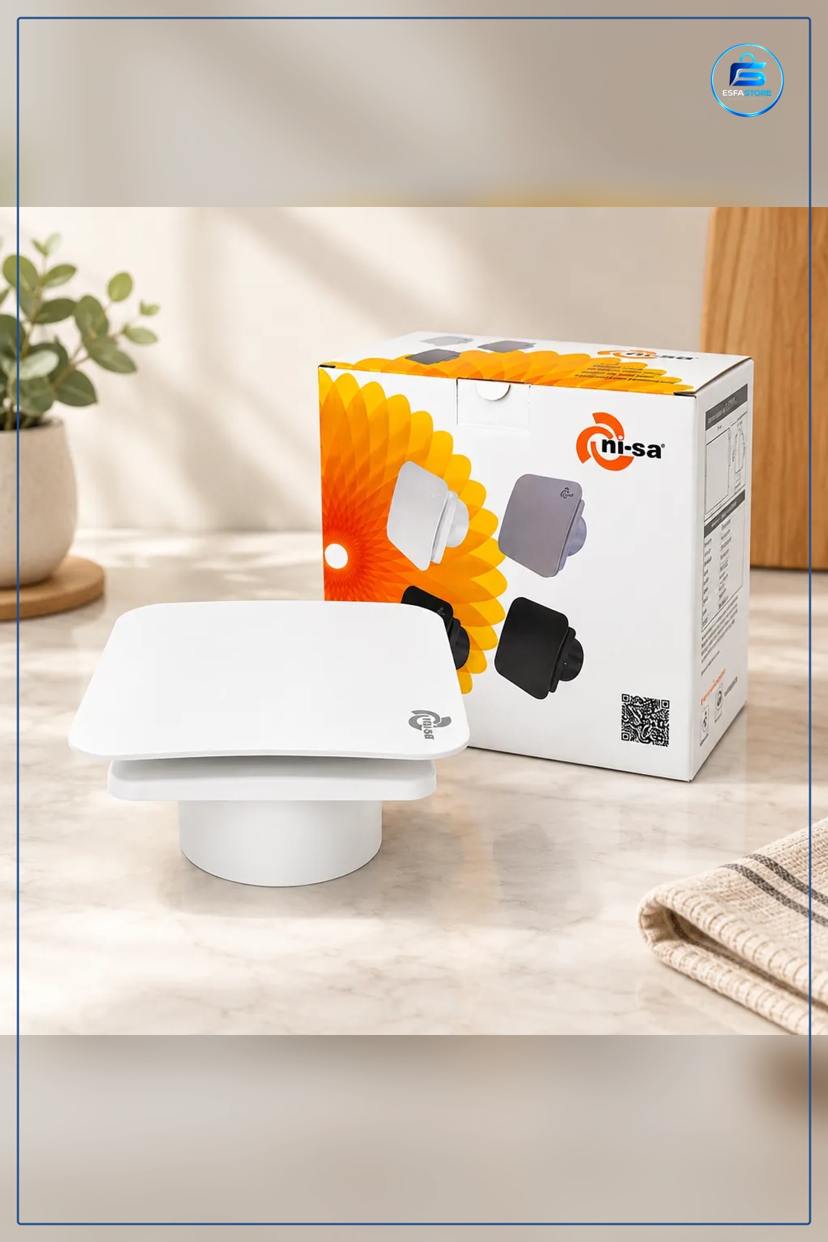 Banyo Tuvalet Aspiratörü 100 mm 12W Plastik Sessiz Havalandırma Vantilatör Nem Koku Giderici