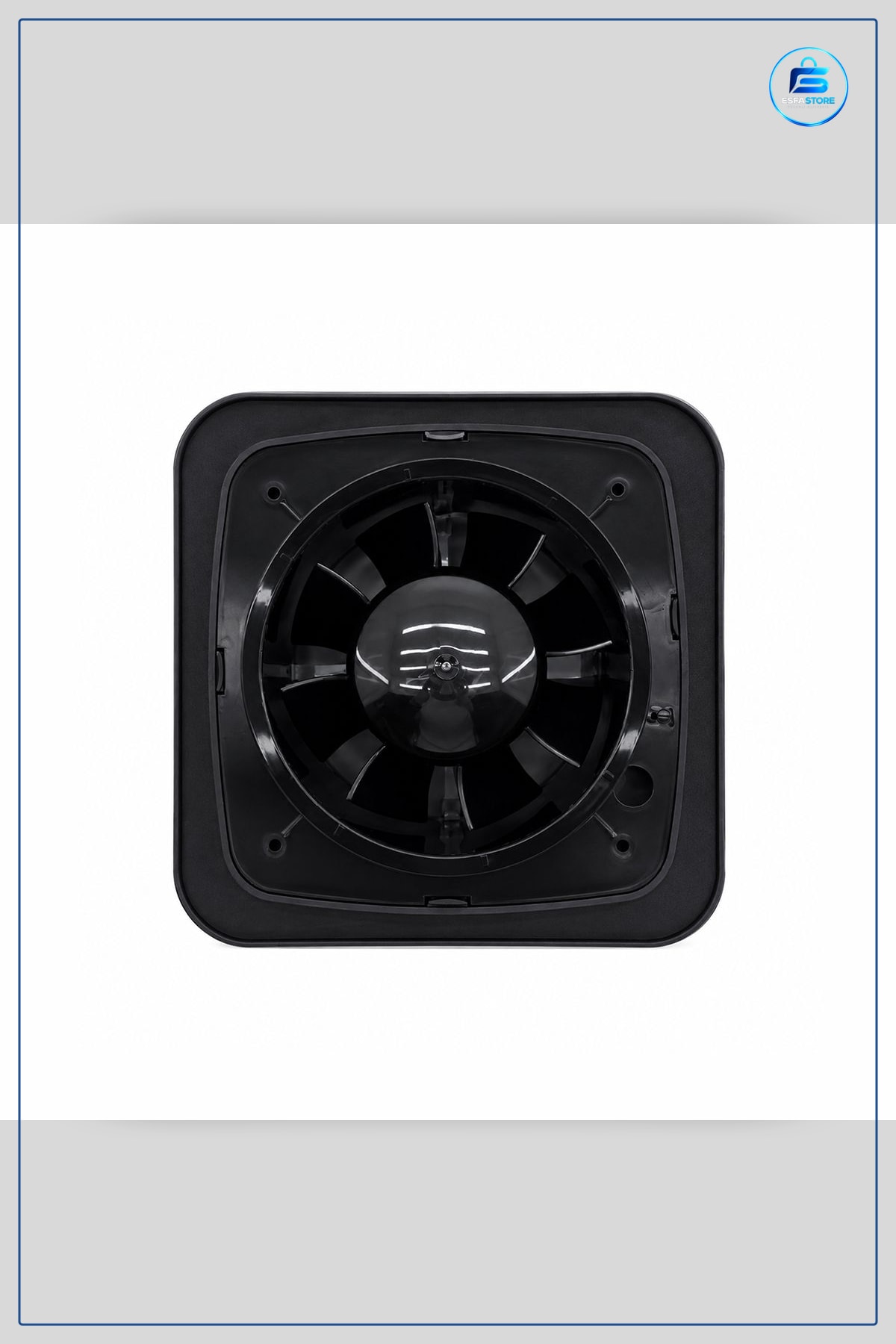 Vantilatör Banyo Tuvalet Aspiratörü 120 mm 16W m³/h Plastik Antrasit Duvar Pencere Tipi