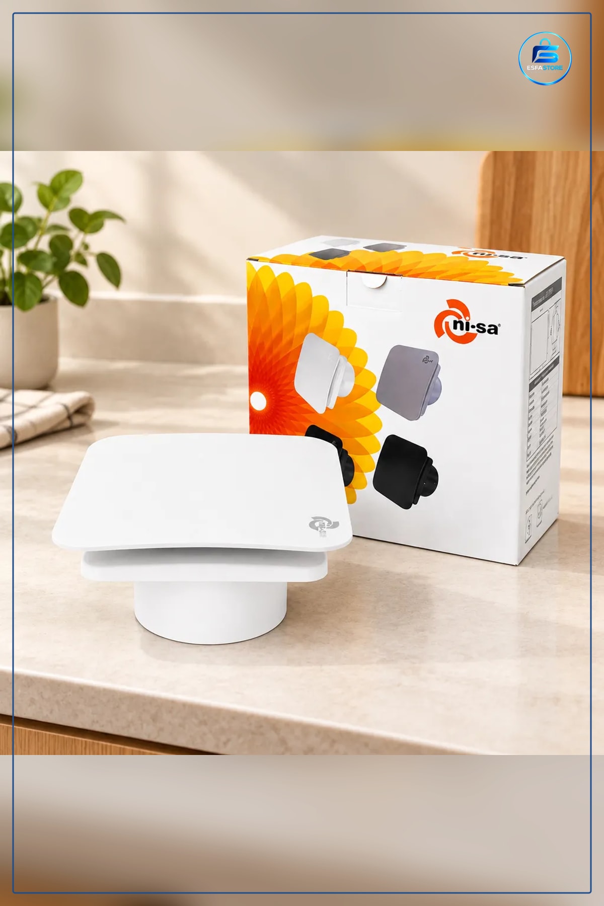 Banyo Tuvalet Vantilatörü 120 mm 16W m³/h Plastik Aspiratör Fan Duvar ve Tavan Montaj