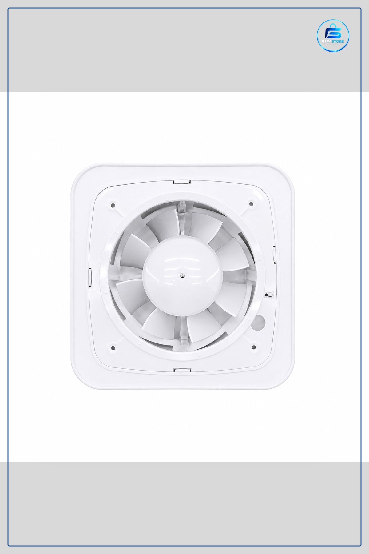 Banyo Tuvalet Vantilatörü 120 mm 16W m³/h Plastik Aspiratör Fan Duvar ve Tavan Montaj
