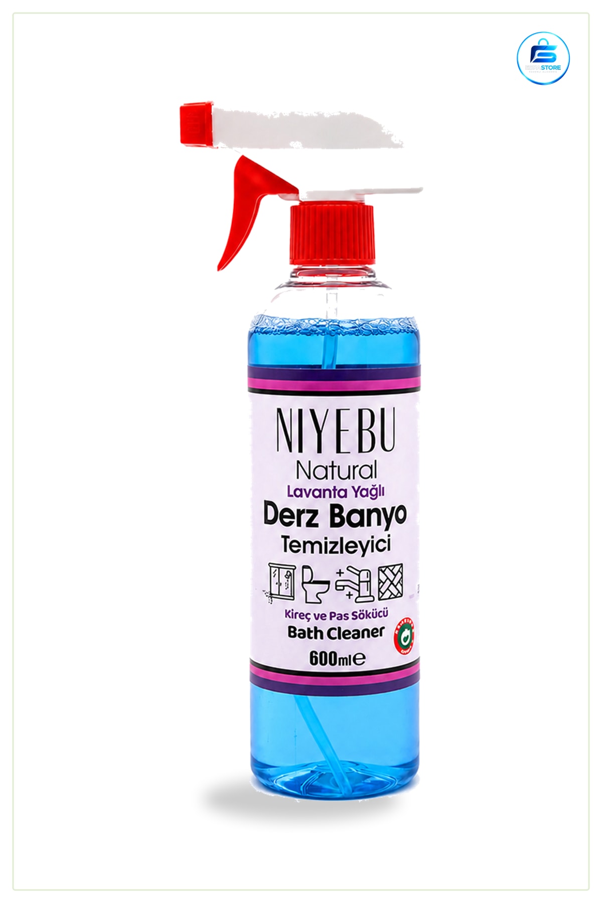 Derz ve Banyo Temizleyici Lavanta Yağlı 600 ml Kıre< Kullanışlı Dayanıklı Pratik
