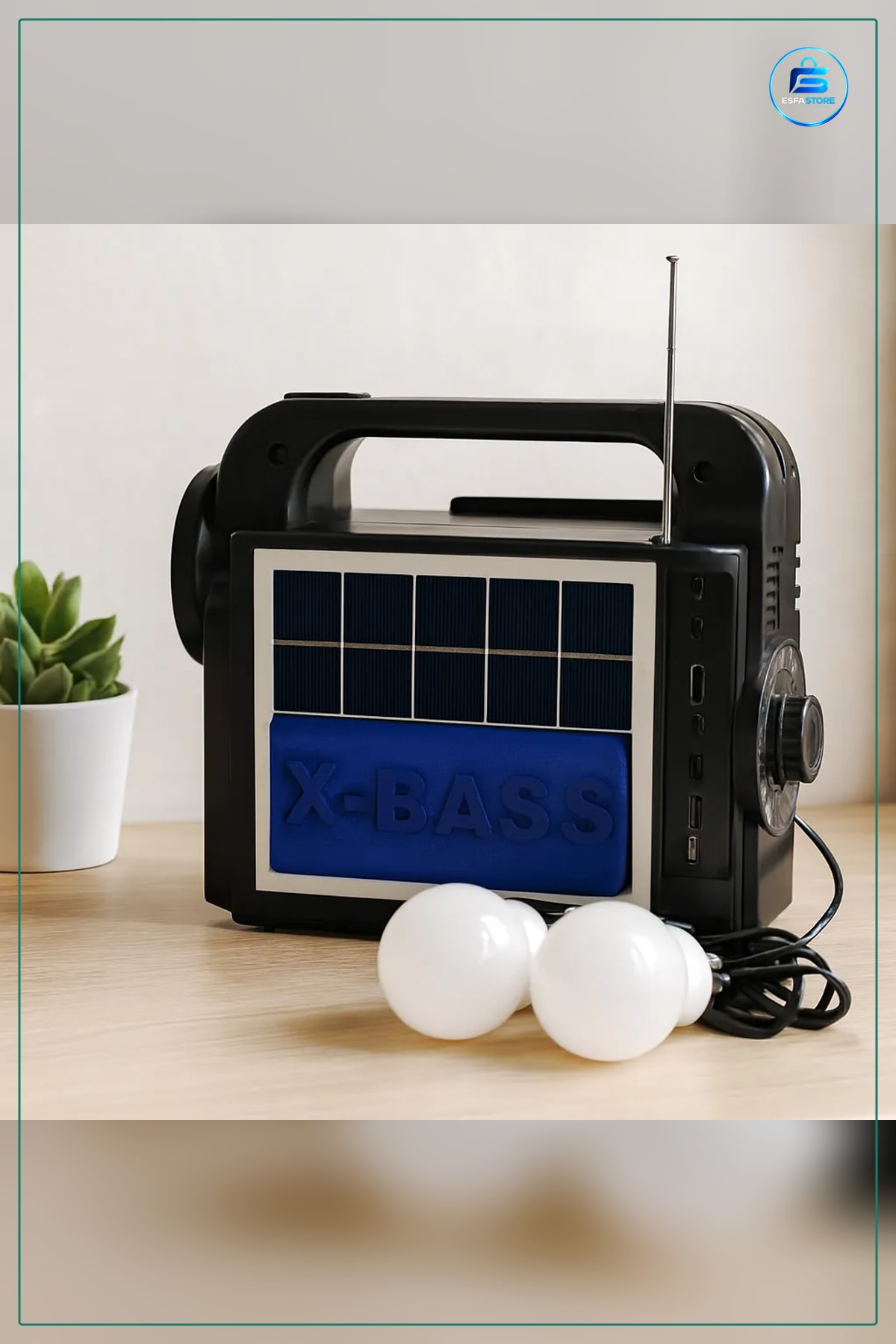 Solar El Feneri Radyo MP3 Bluetooth Powerbank Güneş Panelli Kamp Acil Durum Aydınlatma Taşınabilir
