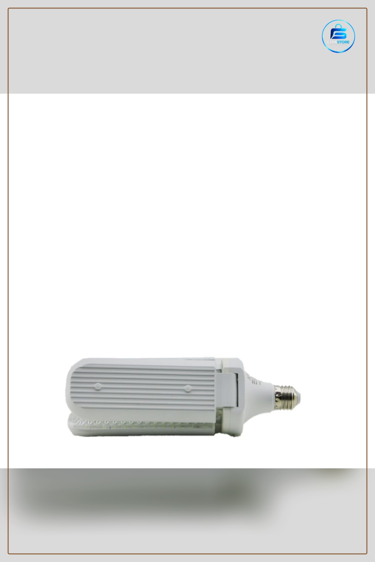 LED Ampul 24W E27 Beyaz 3 Kollu Pervane Modeli Kristal Dekoratif Ev Aydınlatması Katlanır