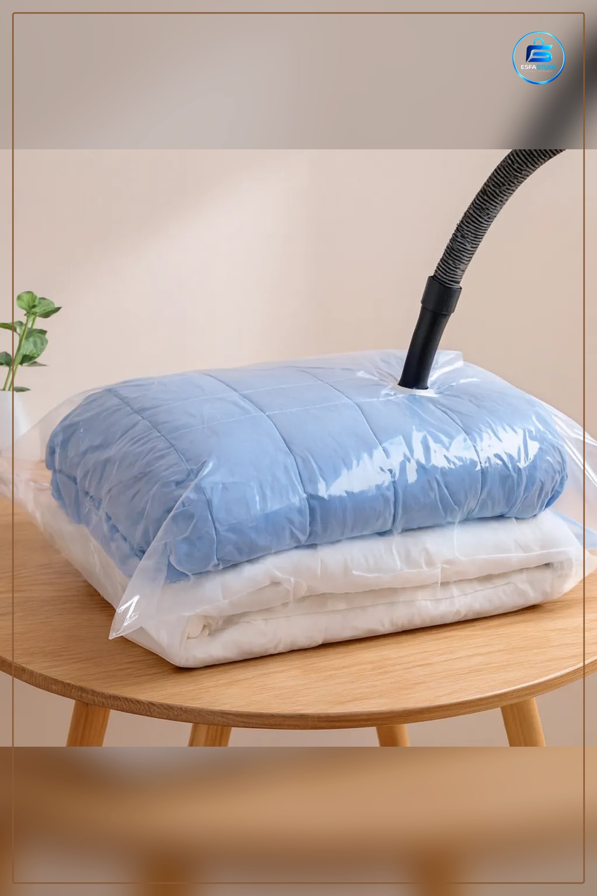 Vakumlu Saklama Poşeti 50x70 cm Yıkanabilir PA PE Nem Toz Korumalı Yorgan Giysi Hurcı Depolama