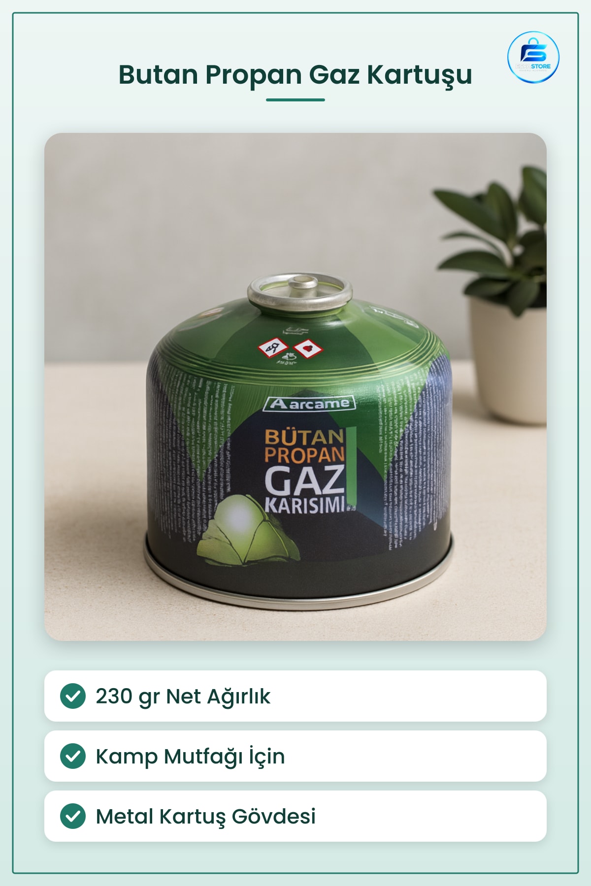 Butan Propan Gaz Kartuşu 230gr Küçük Tombul Kamp Mutfağı İçin Outdoor Piknik Yedek Tüp