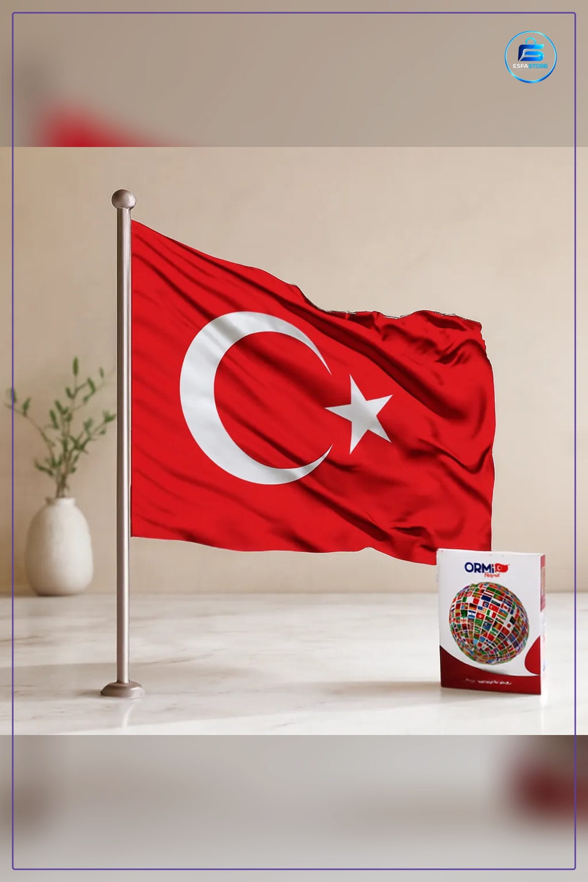 Türk Bayrağı Bayrak 70x105 cm Alpaka Kumaş Dayanıklı Canlı Renk Ev Ofis Kurum Balkon Kullanımı