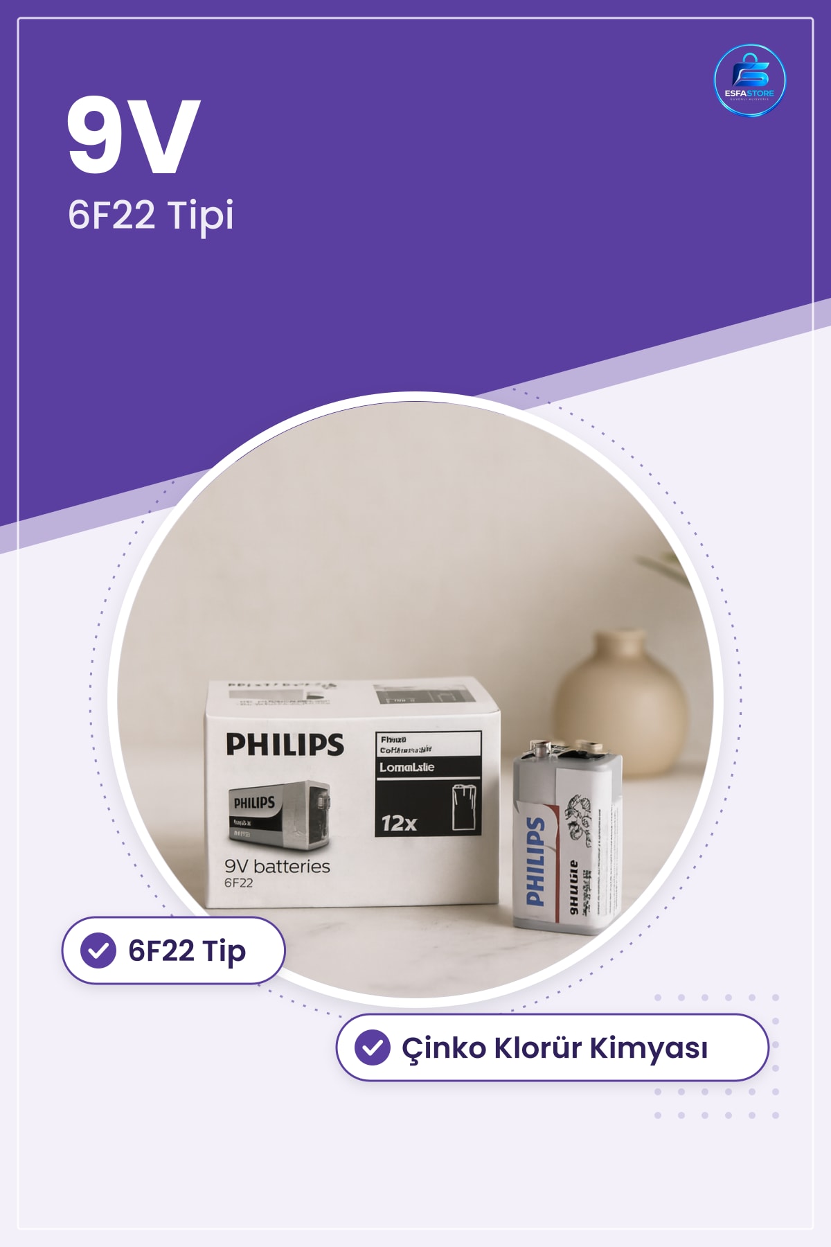 9V Çinko Klorür Pil 6F22 Multimetre Algılayıcı Oyuncak Uzaktan Kumanda El Aletleri Ekonomik