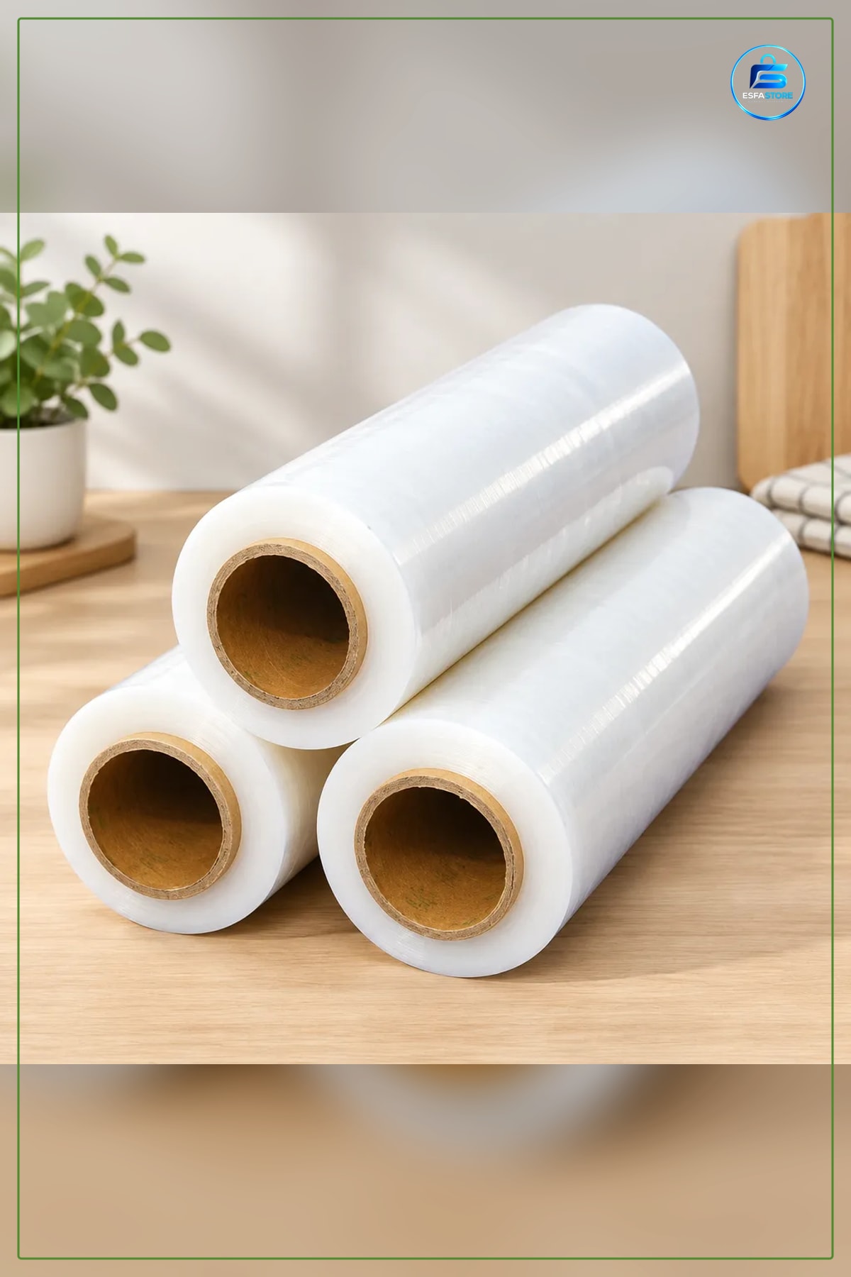 Streç Film Mikron 50 cm Palet ve Koli Sarma Mutfak Şeffaf Rulo 1500 gr Net Kullanışlı