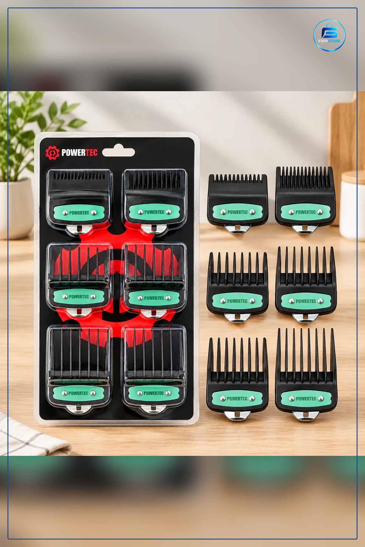Makine Tarak Seti Siyah Klipsli Saç Kesim Makinesi Yedek Taraağı Profesyonel Ev Tipi