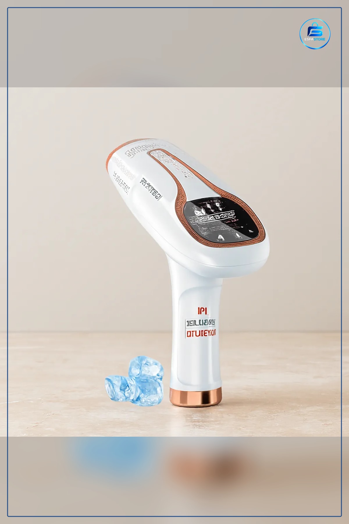 IPL Lazer Epilasyon Aleti 36W 9 Seviye Buz Başlıklı Dokunmatik LCD Ekranlı Evde Kullanım İçin