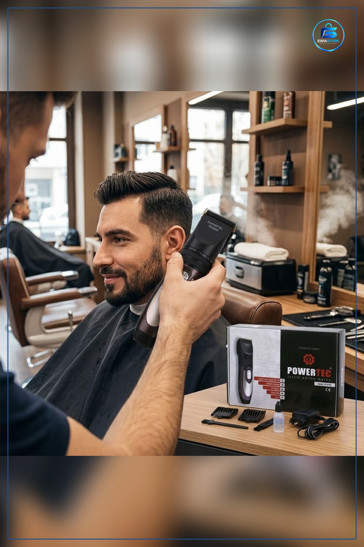 Şarjlı Traş Makinesi Kablosuz 6 Saat Pil Sakal Düzeltme Ev ve Seyahat Tıraş Aleti