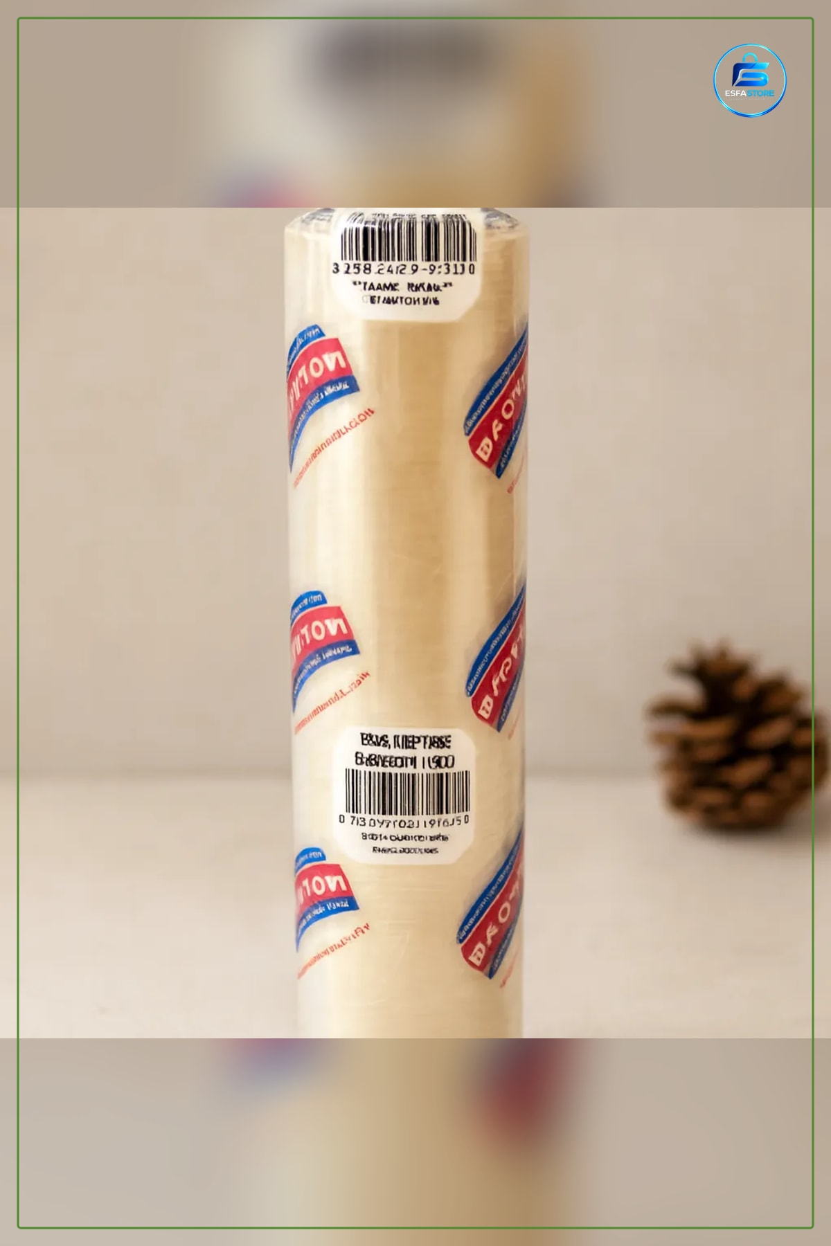 PVC Streç Film 30 cm x 250 m Gıda ile Uyumlu Şeffaf Mutfak Yiyecek Saklama Rulosu Sızdırmaz