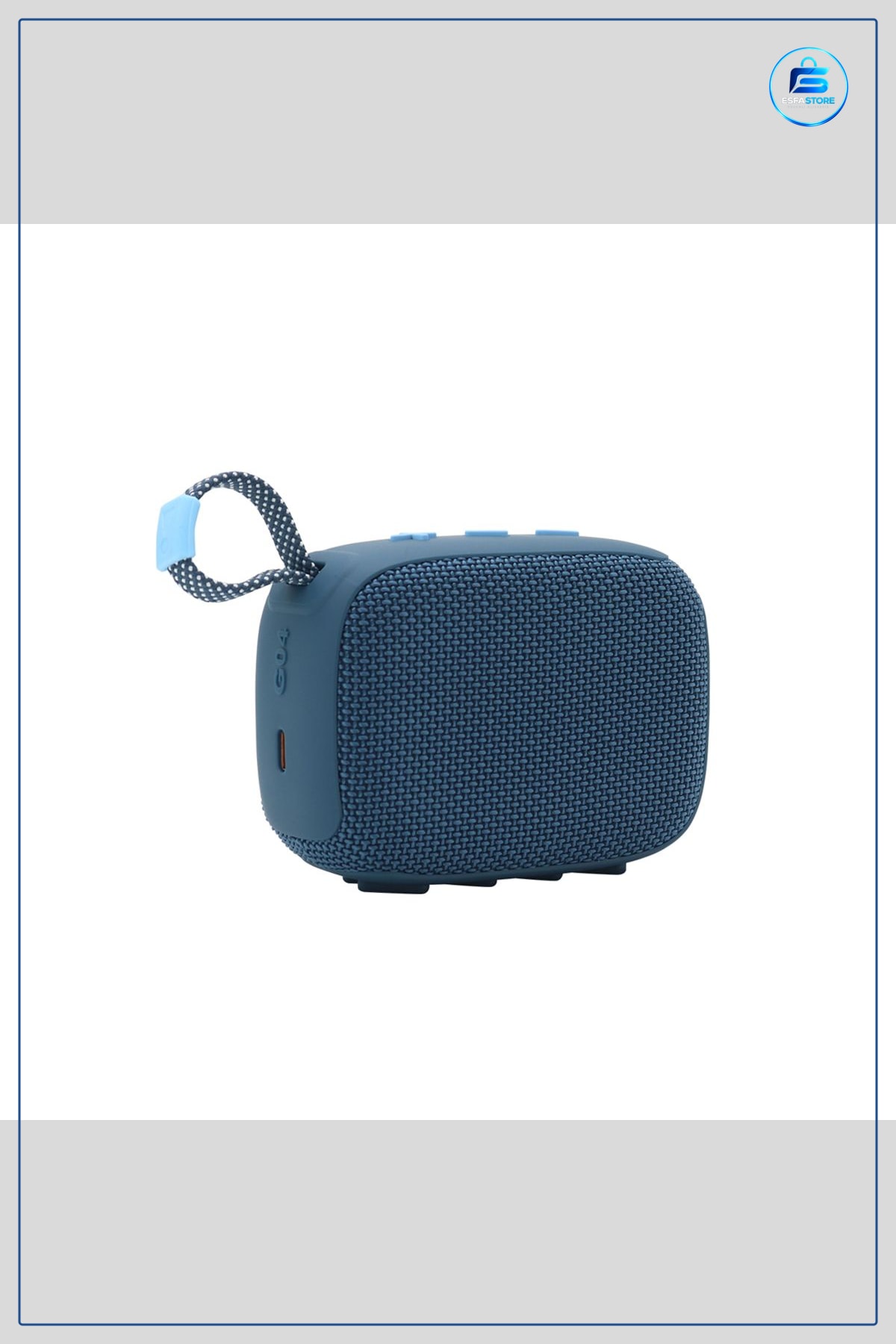 Bluetooth 5.2 Mini Hoparlör Müzik Çalar Kablosuz Taşınabilir Kumaş Kaplı Askılı Seyahat Ses Cihazı