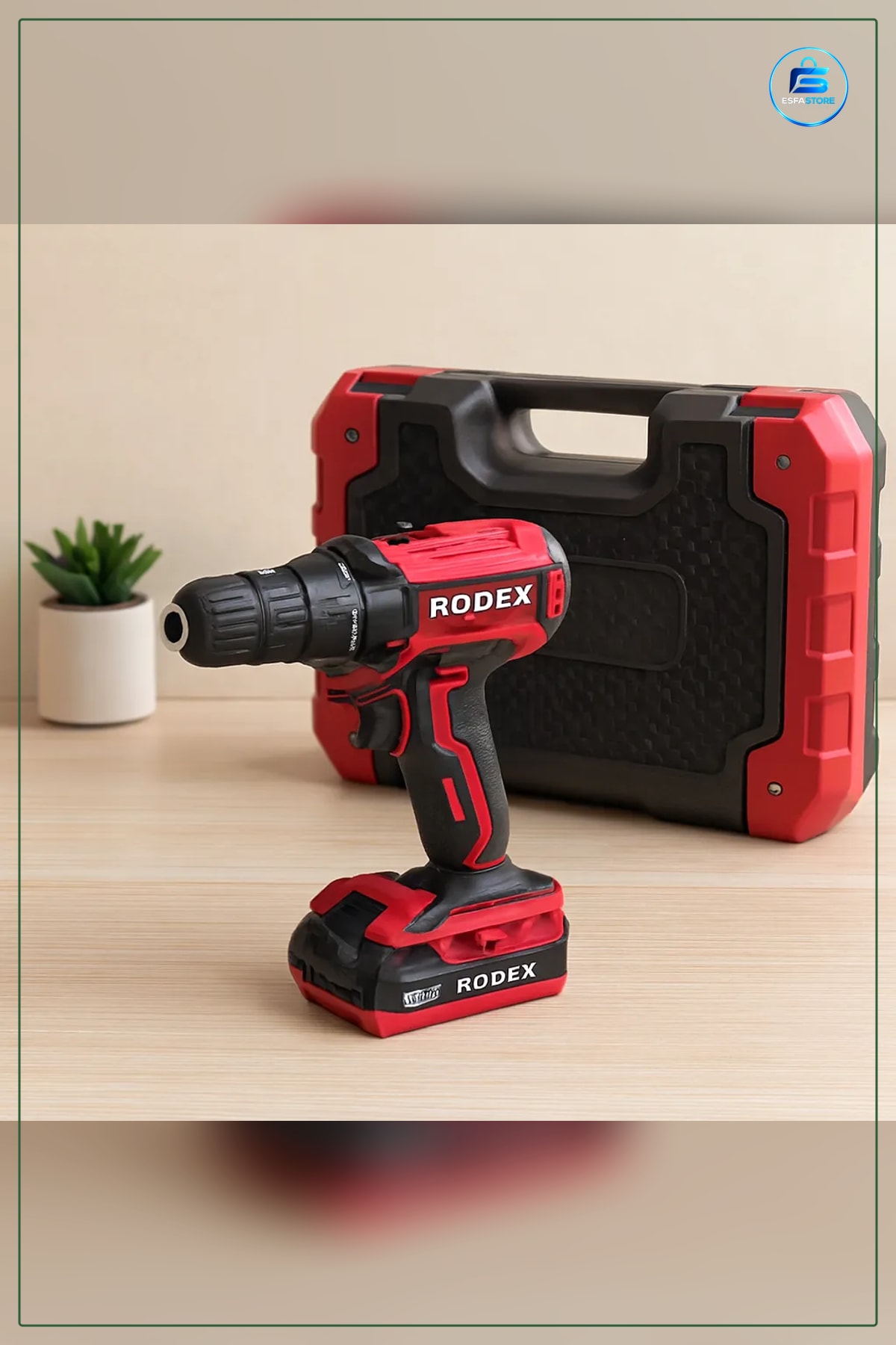 Şarjlı Matkap 16.8V Çift Bataryalı 19 Parça Uç 2 Kademe Hız Ev Atölye Vidalama Delme Makinesi