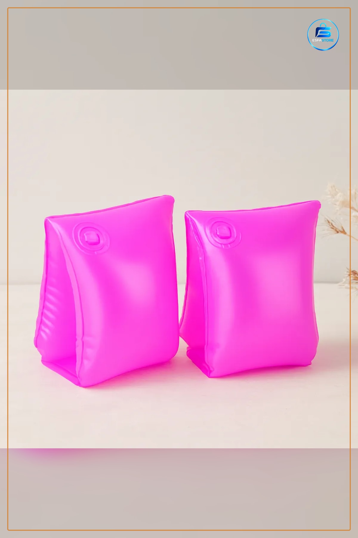 Neon Çocuk Kolluk 3 ila 6 Yaş Şişirilebilir PVC Deniz Havuz Plaj Yüzme Yardımcısı Çift Odacıklı