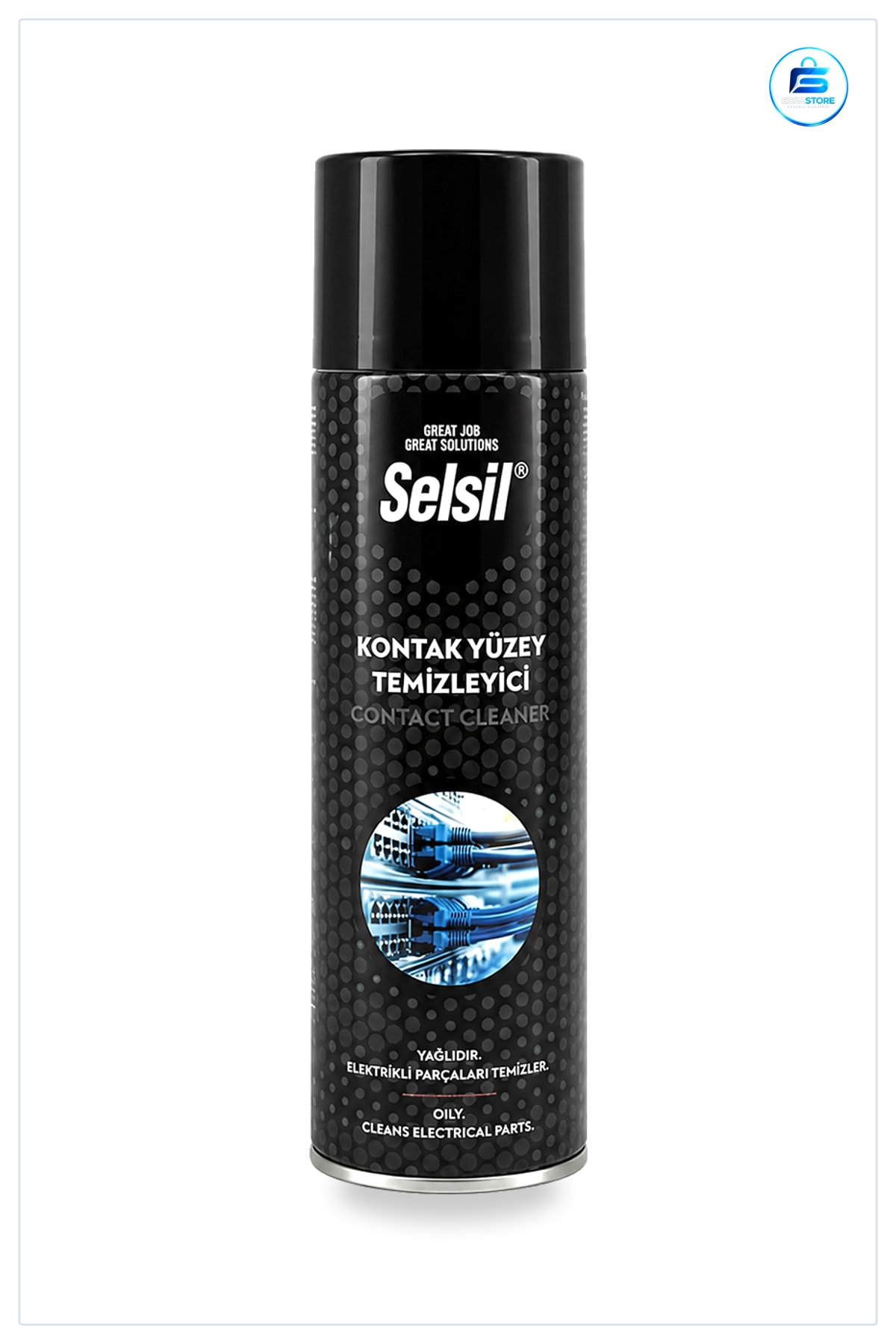 Kontak Yüzey Temizleyici Genel Bakım Spreyi 500 ml Elektrik Kontakları İçin Yağ ve Kir Çözücü