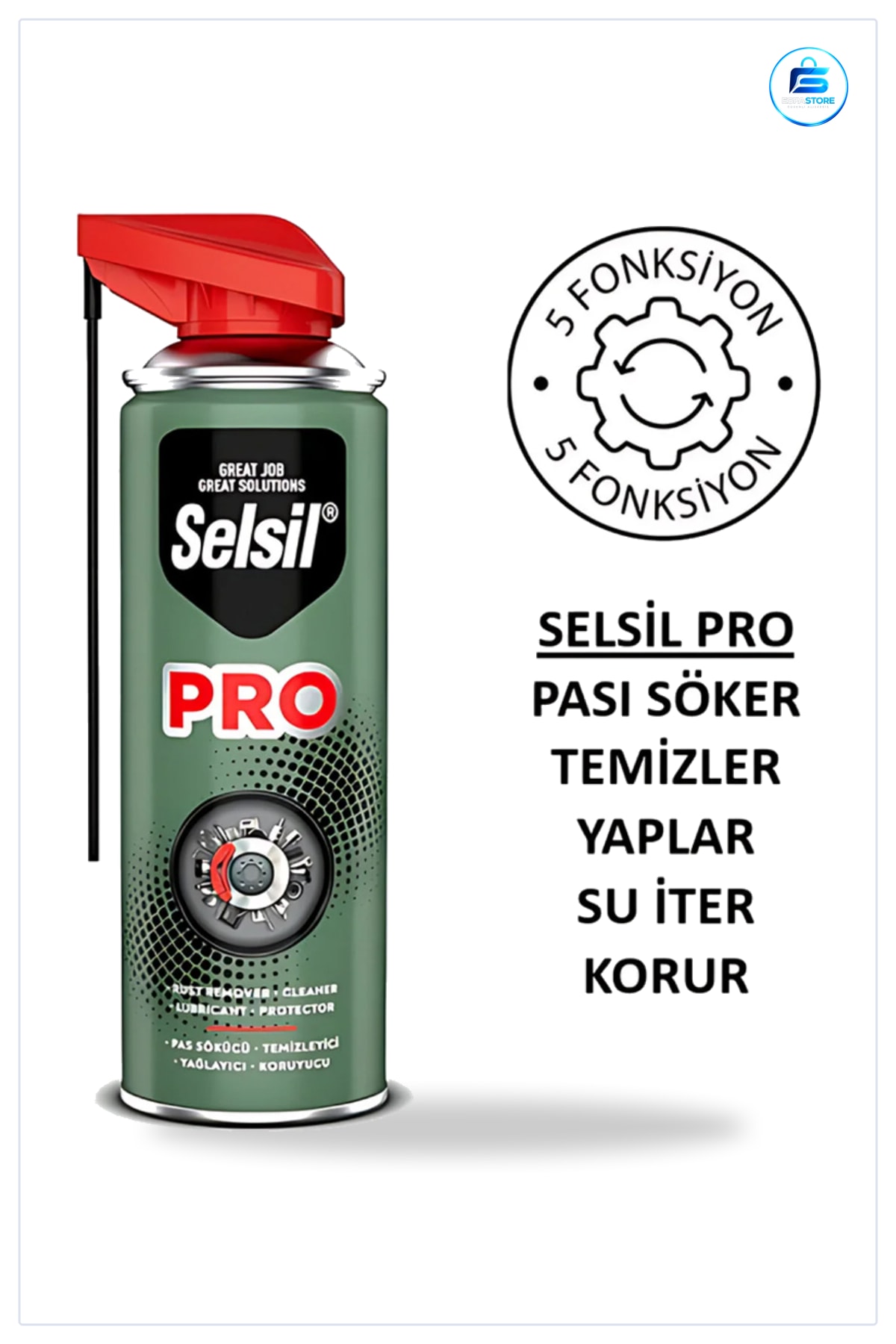 Pas Sökücü Bakım Sprey 400 ml Çok Amaçlı Temizleyici Yağlayıcı Koruyucu Hırdavat Atölye