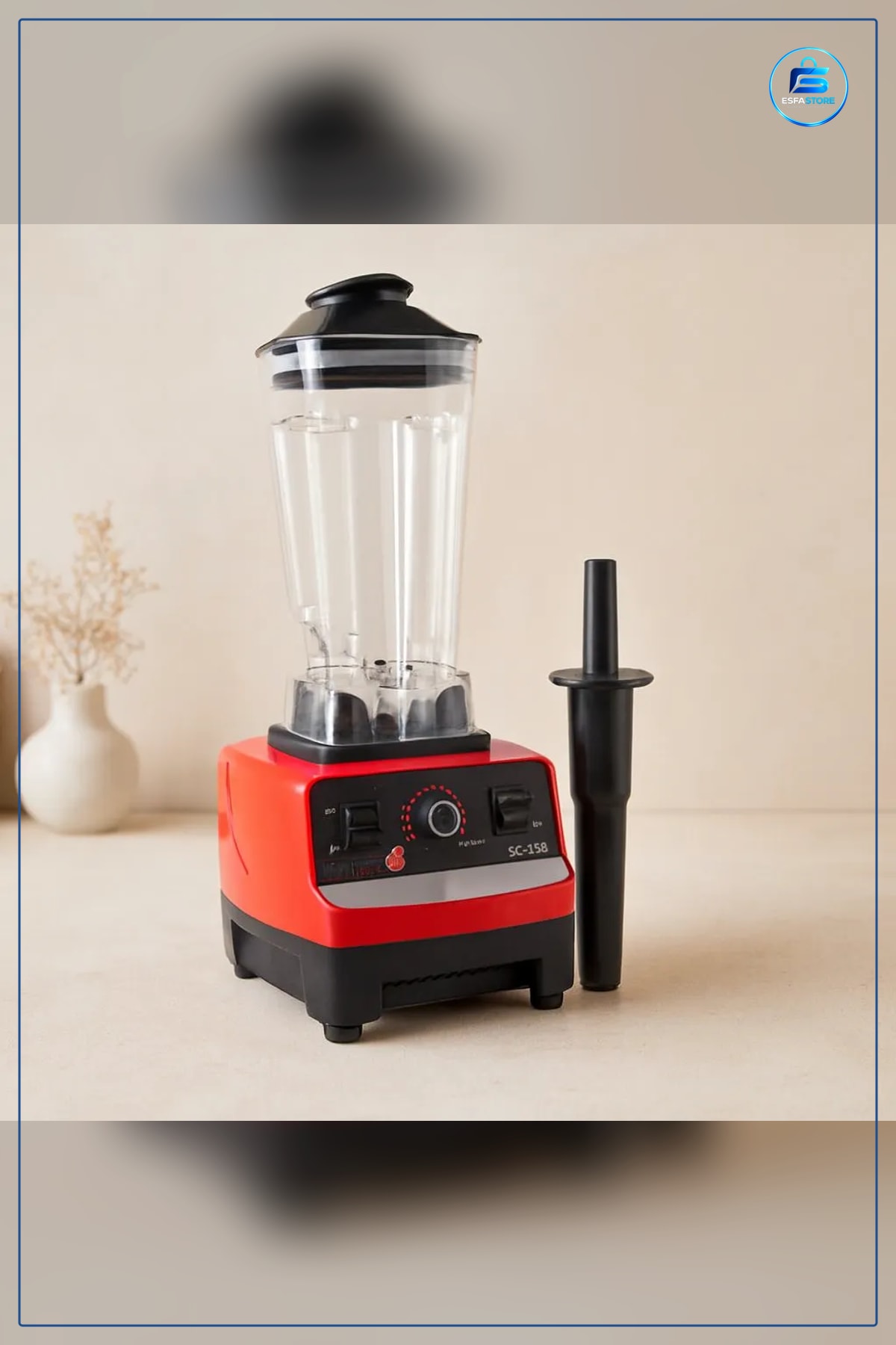 Blender Doğrayıcı 2 L ve 0.5 Hazneli RPM Buz Kırıcı Smoothie Çorba Sos Mutfak Ev Kullanımı