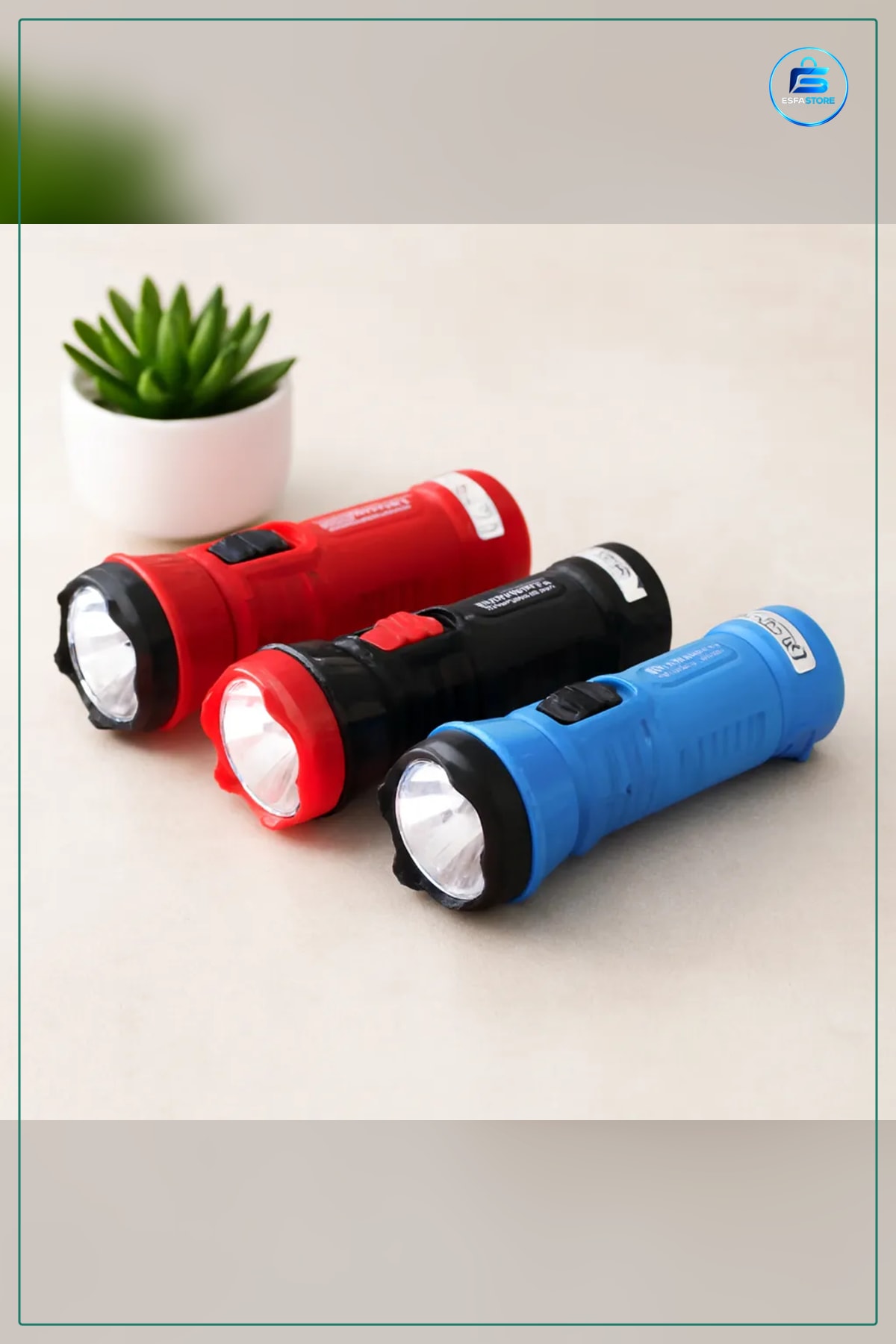 El Feneri Tek LED 0.5W Uzun Menzil Kamp Yürüyüş Acil Durum Aydınlatma Işığı Taşınabilir