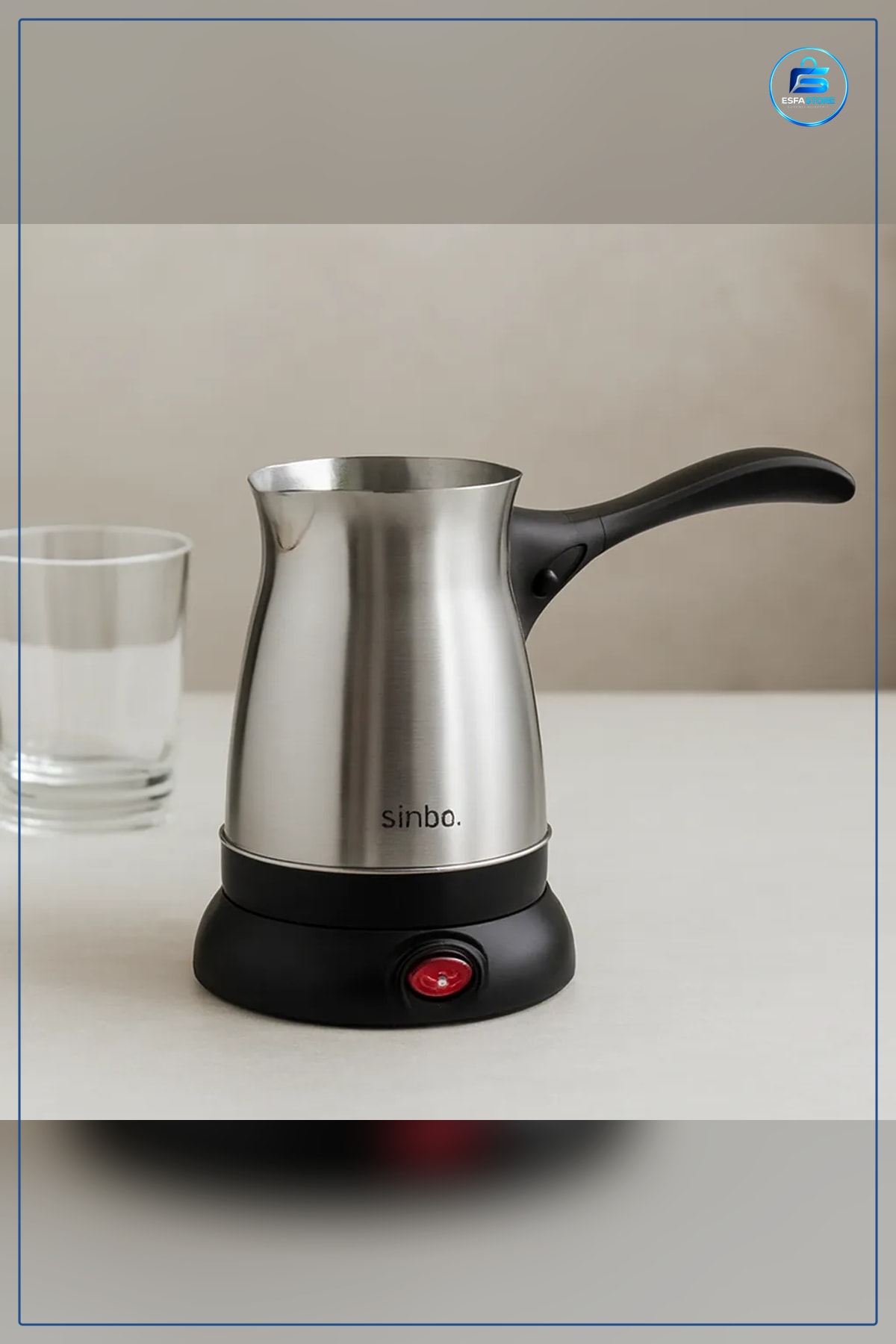 Elektrikli Cezve Türk Kahvesi Makinesi 500 ml 6 Fincan Çelik 600W ° Kablosuz Taban Hazırlık Ev Ofis
