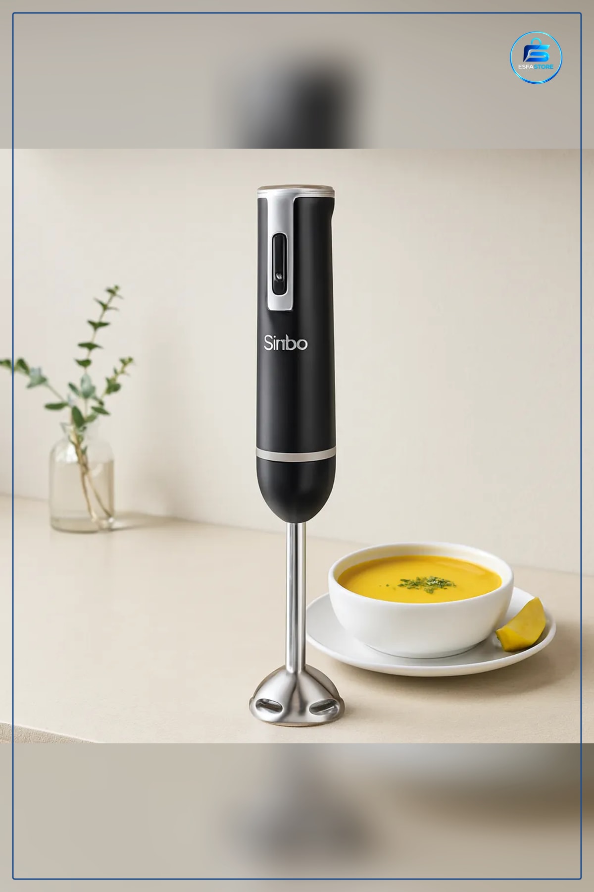 Çubuk Blender 300W Paslanmaz Çelik Uçlu 2 Kademe Mutfak Çorba Püre Smoothie Sos Hazırlama