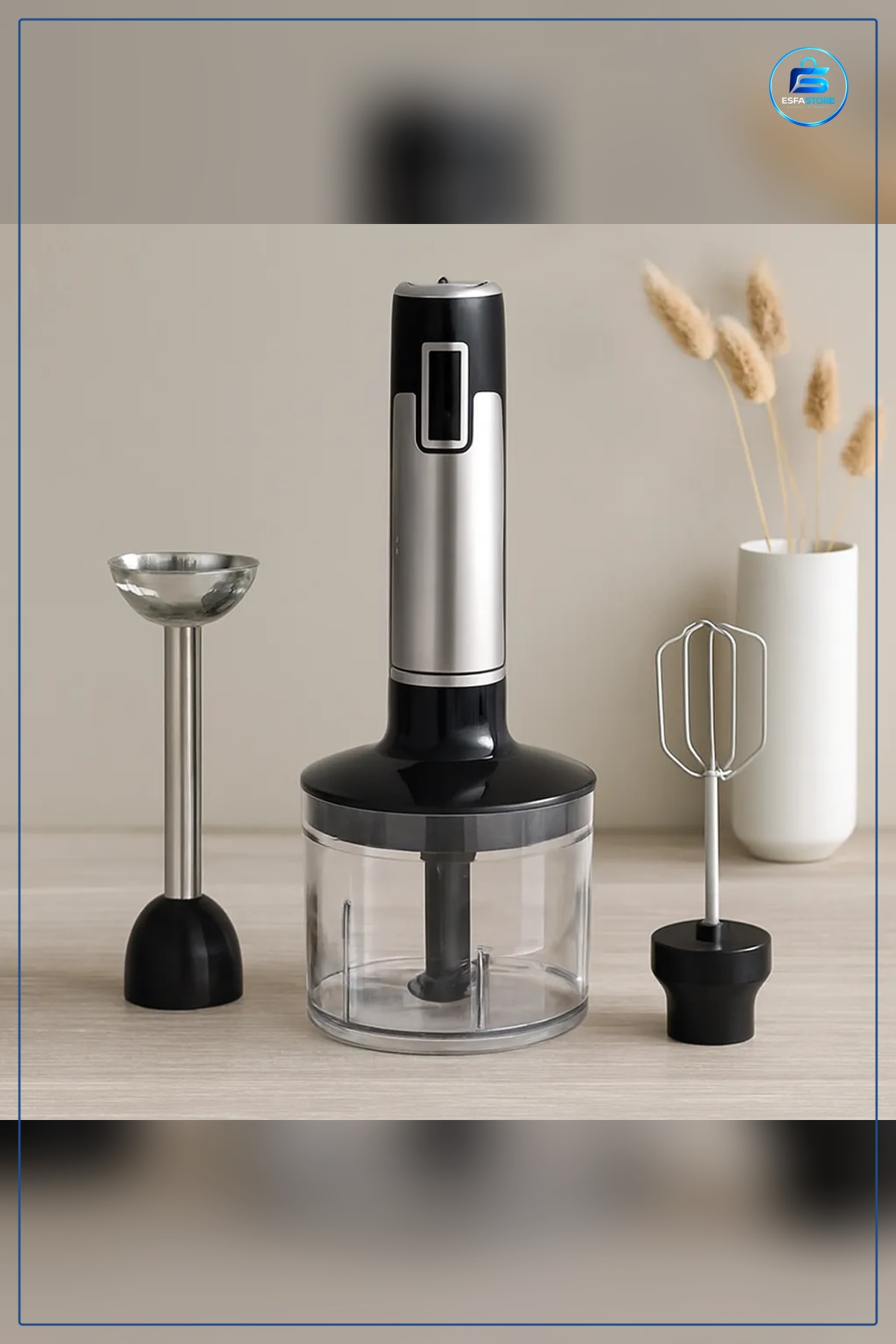 El Blender Seti 700 ml Ayarlanabilir Hƒ±z Turbo Paslanmaz √áelik Bƒ±√ßak √áorba Smoothie Pure