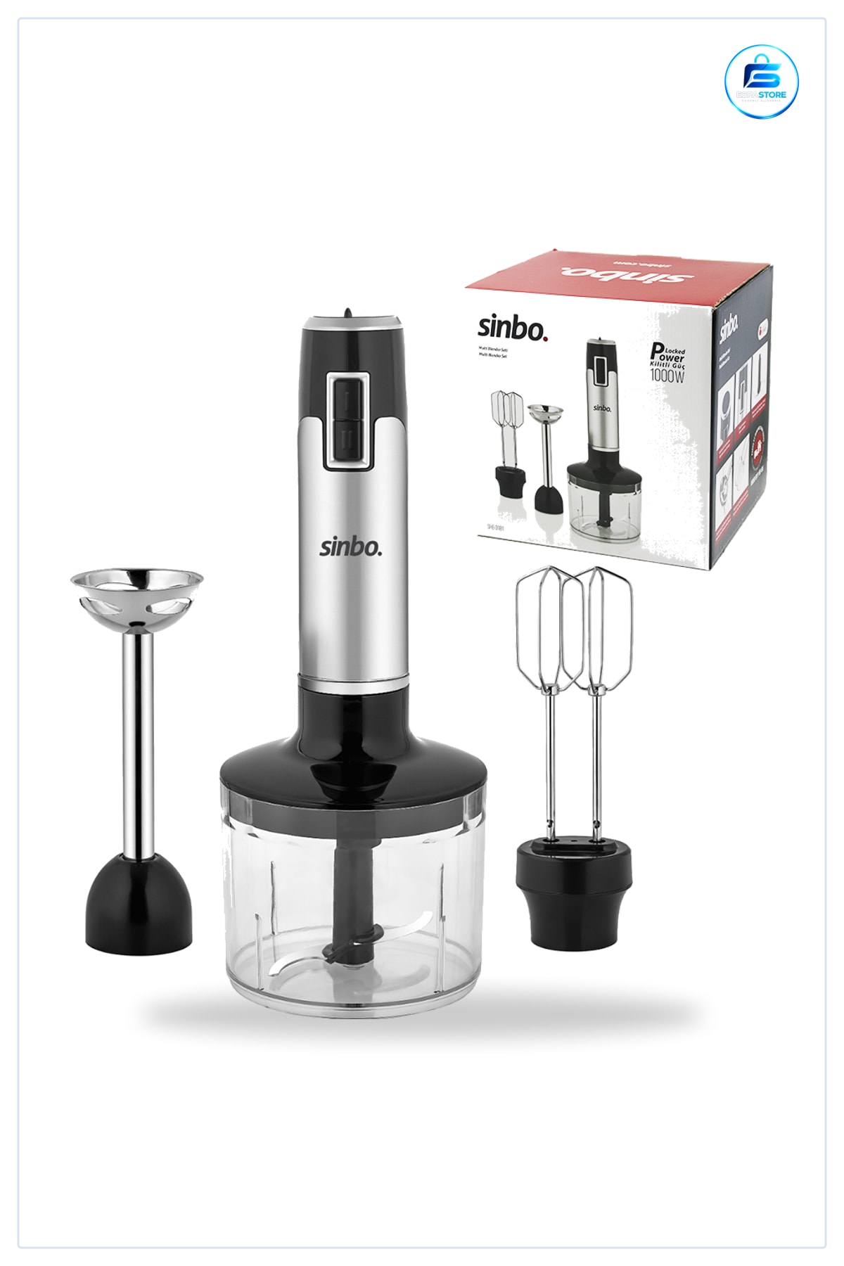 El Blender Seti 700 ml Ayarlanabilir Hƒ±z Turbo Paslanmaz √áelik Bƒ±√ßak √áorba Smoothie Pure