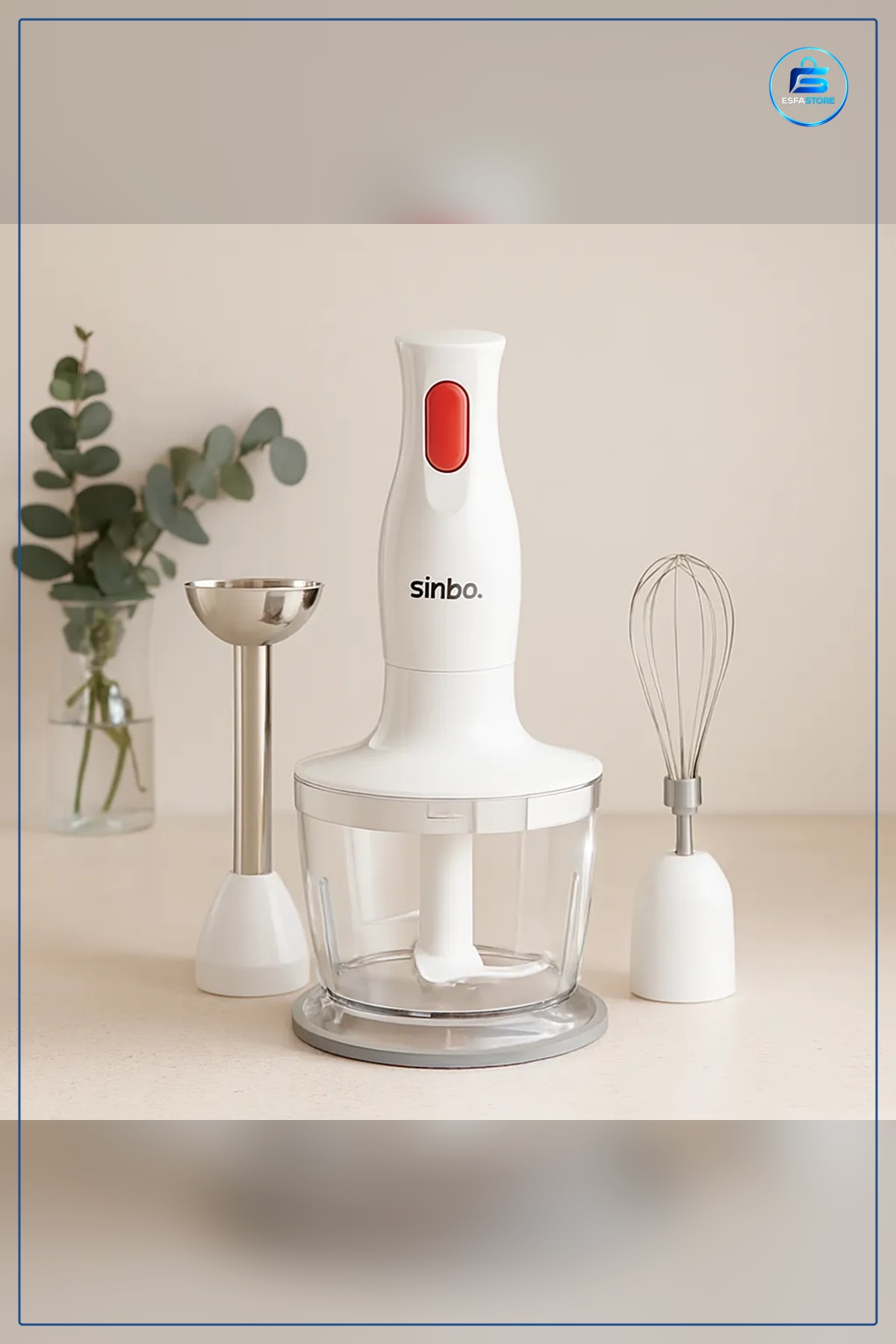 Blender Seti 350W 600 ml Doğrayıcı Mikser El Blenderi Mutfak Çorba Smoothie Sos Bebek Maması