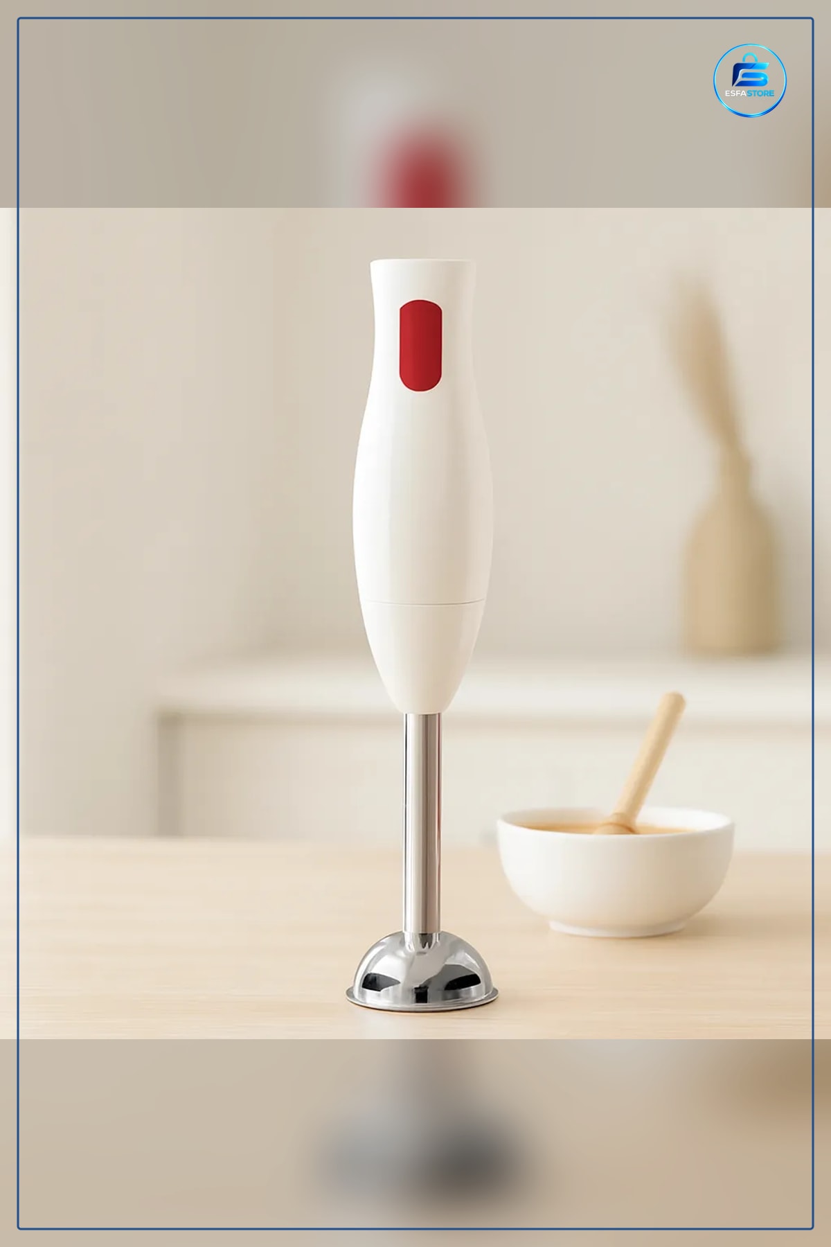 Çubuk El Blender 350W Paslanmaz Çelik Bıçaklı Mutfak Püre Çorba Smoothie Hazırlama Aleti