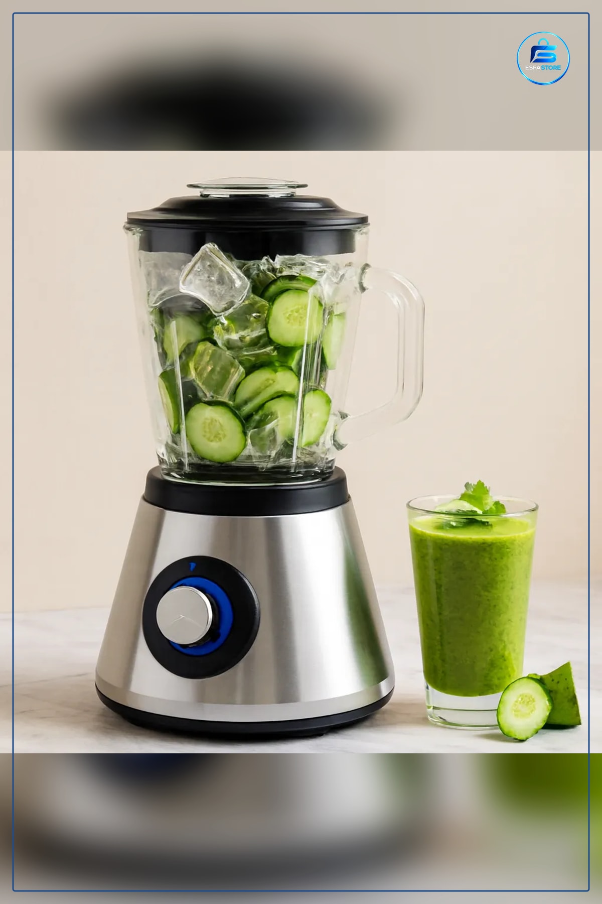 Blender Turbo Cam Hazneli Paslanmaz Çelik 6 Bıçak 400W Mutfak Doğrayıcı Buz Kırma Sebze Meyve