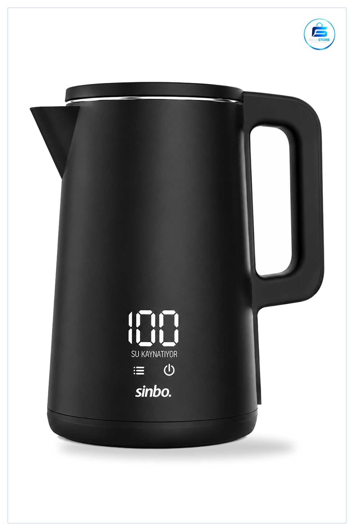 Su Isıtıcı 1.8L 1500W Dijital Kablosuz Dokunmatik Ekranlı Kettle Mutfak Çay Kahve Ev Aletleri