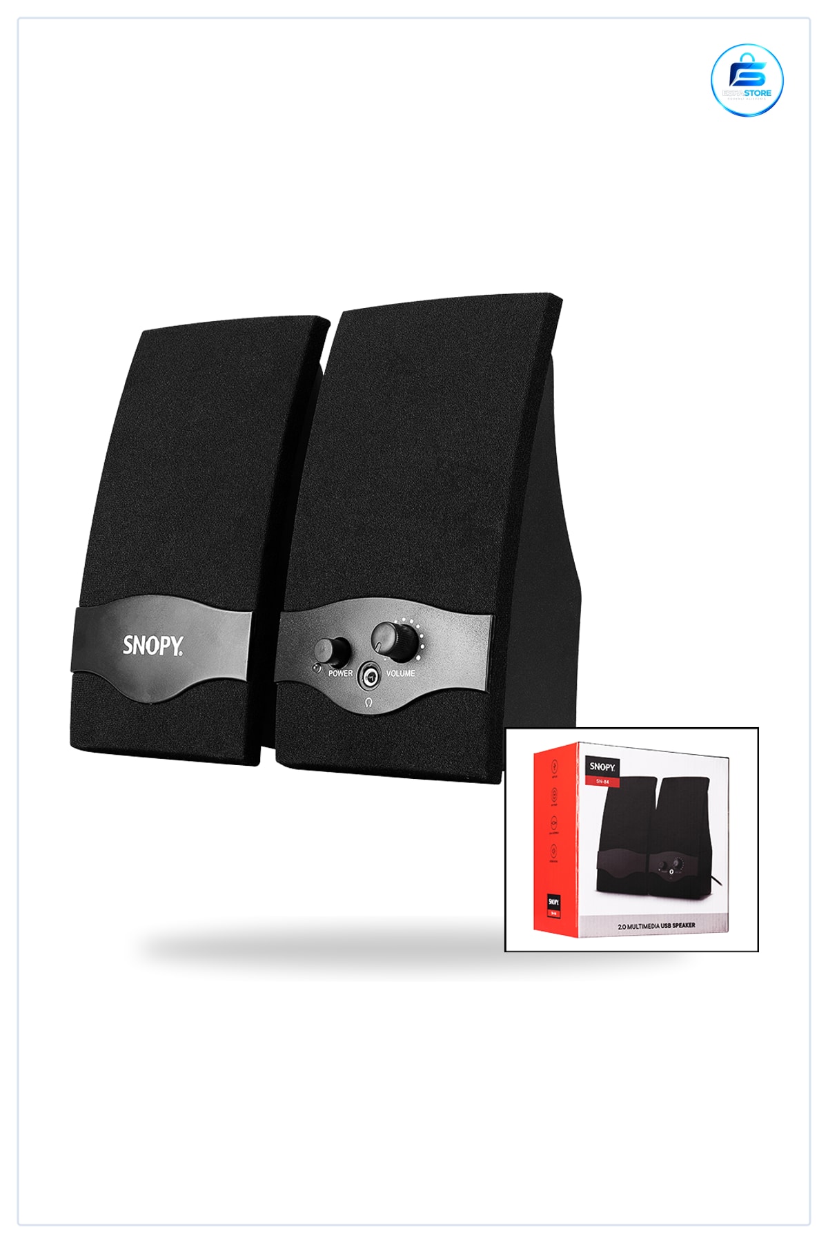USB 2.0 Multimedya Hoparlör Seti 1+1 Kablolu Masaüstü Bilgisayar Laptop Kompakt Ses Sistemi