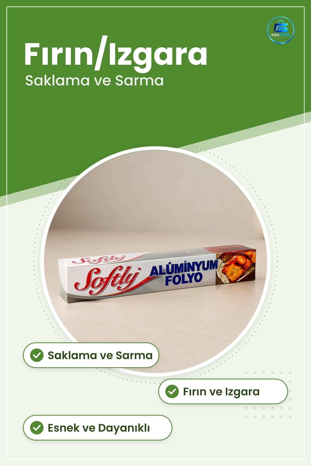 Alüminyum Folyo Mutfak Gıda Saklama Pişirme Izgara Fırın Sarma Dayanıklı Esnek Rulo