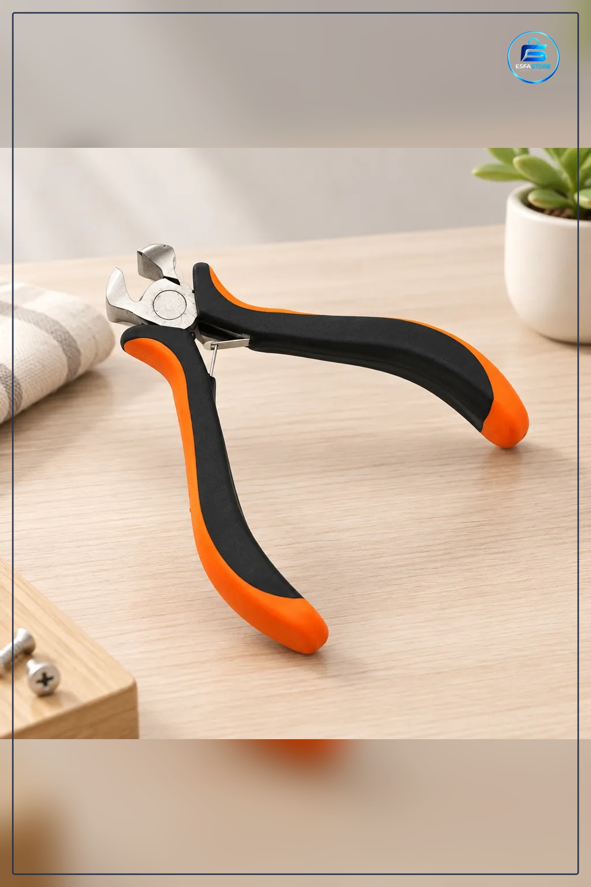 Mini Yaylı Kerpeten 125 mm Alışımlı Çelik Tel Kesici Hassas El Aleti Hırdavat Atölye