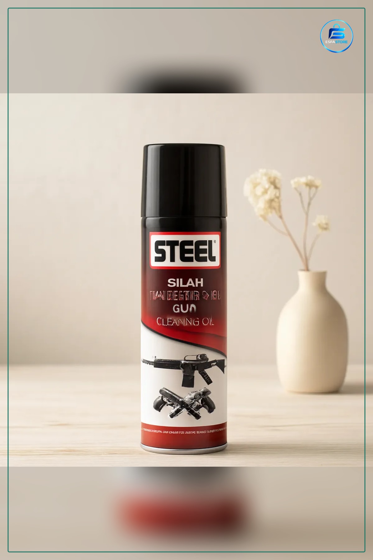 Silah Temizleme Yağı Sprey 200 ml Avcılık Aksesuarı Pas Önleyici Koruyucu Yağlama Bakım Spreyi