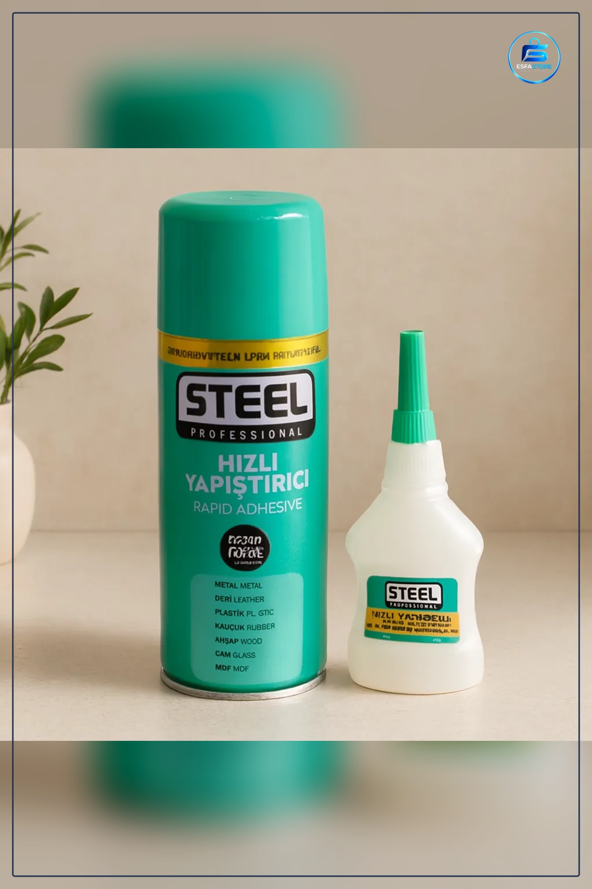 Yapıştırıcı Hızlı Çok Yüzeyli 400ml + 70g Onarım MDF Ahşap Metal Deri Kauçuk Plastik Cam