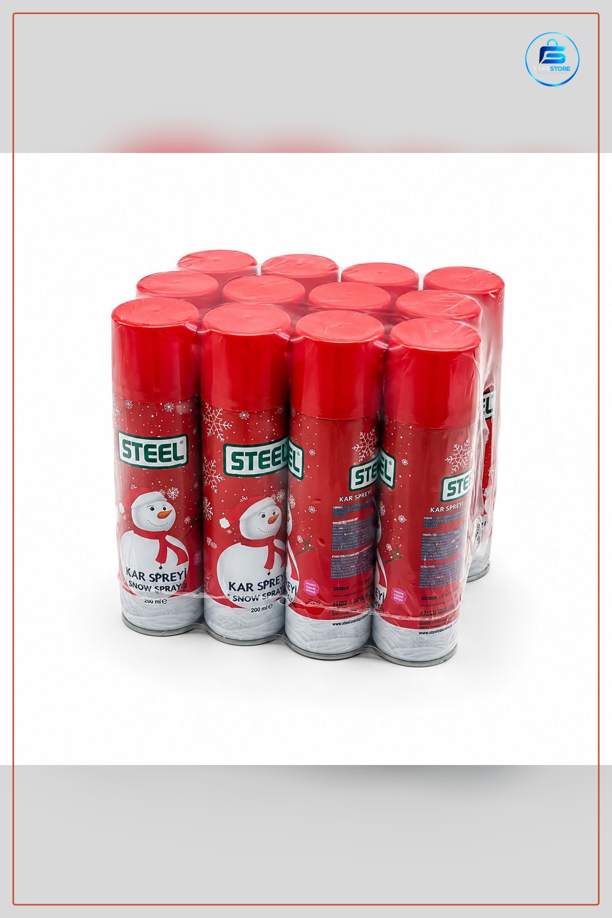 Kar Spreyi 200ml Yılbaşı Dekoratif Efekt Pencere Camı Yazı Yazma Parti Dekorasyon Aerosol