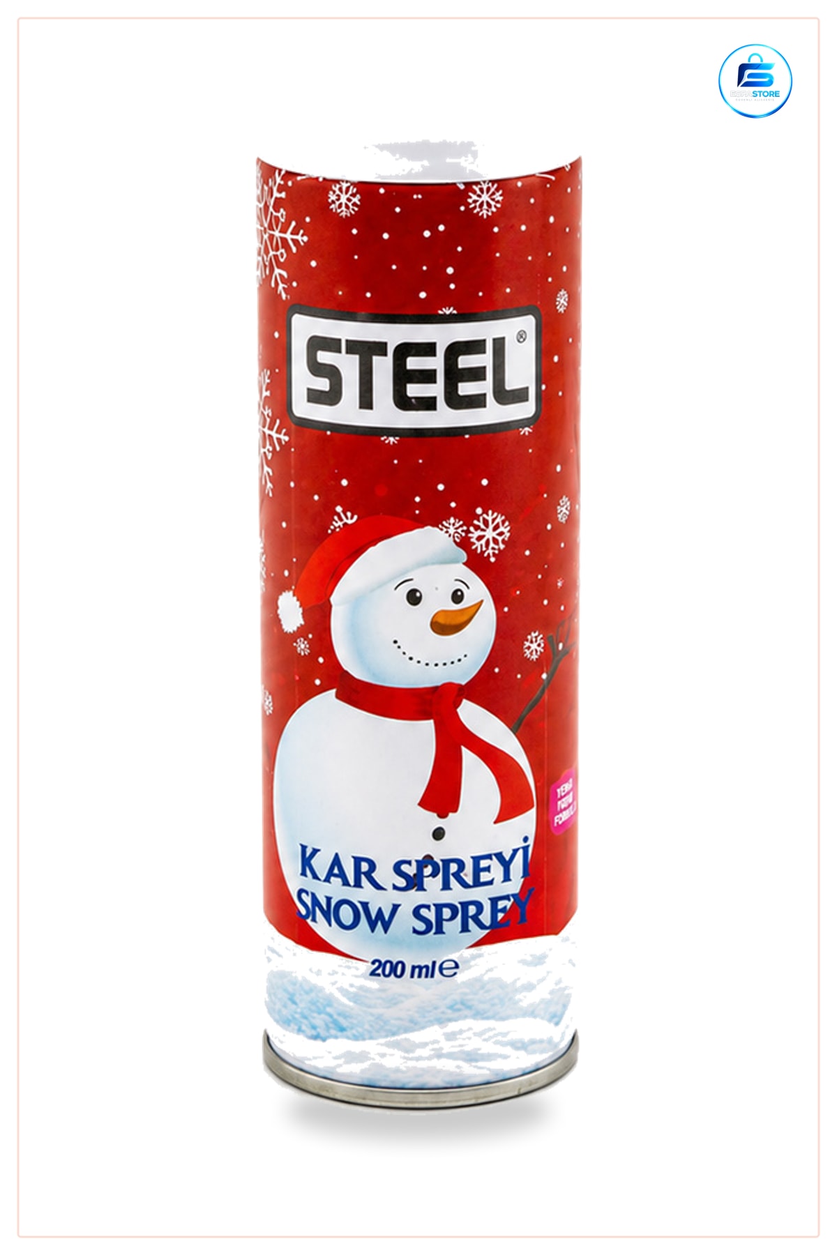 Kar Spreyi 200ml Yılbaşı Dekoratif Efekt Pencere Camı Yazı Yazma Parti Dekorasyon Aerosol