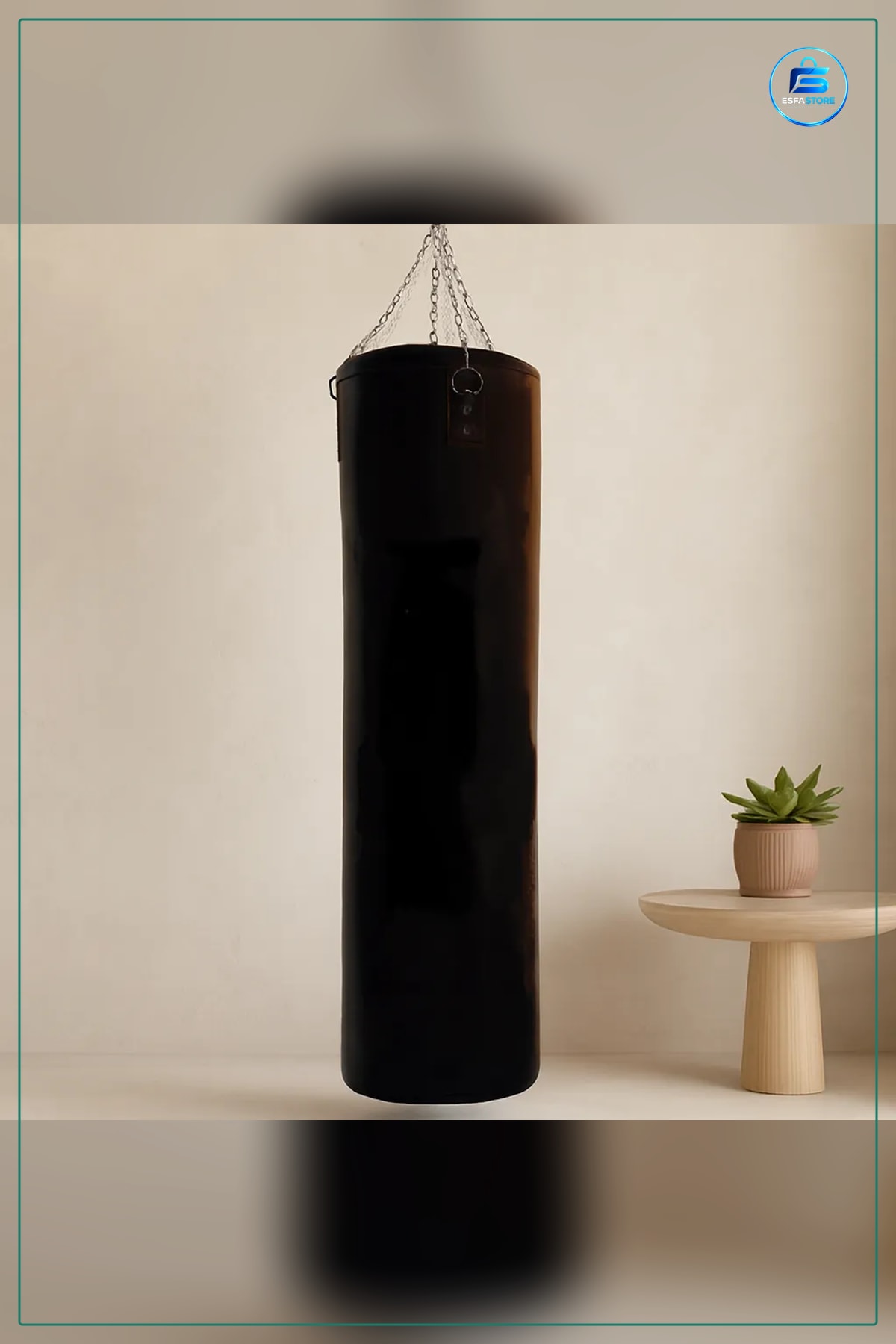 Boks Torbası 80x30 cm Büyük Zincirli Askılı Kum Dolgulu Ekipmanı Spor Salonu Antrenman Dayanıklı