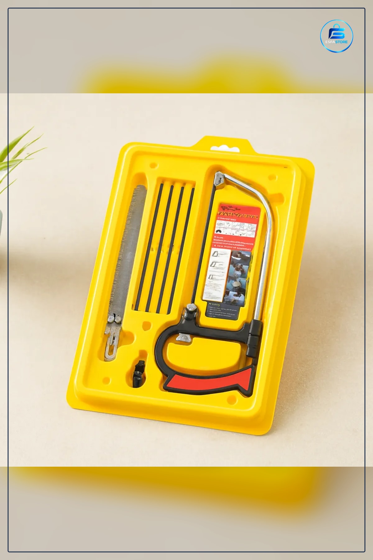 Kıl Testere ve Ahşap Kesim Bıçağı Seti Metal Plastik Hobi Onarım Atölye Hırdavat Ergonomik Sap