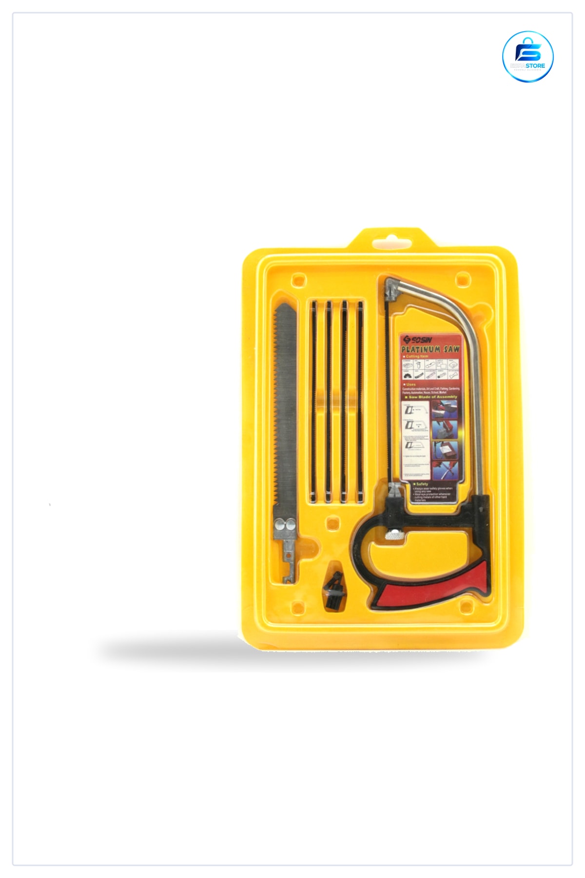 Kıl Testere ve Ahşap Kesim Bıçağı Seti Metal Plastik Hobi Onarım Atölye Hırdavat Ergonomik Sap