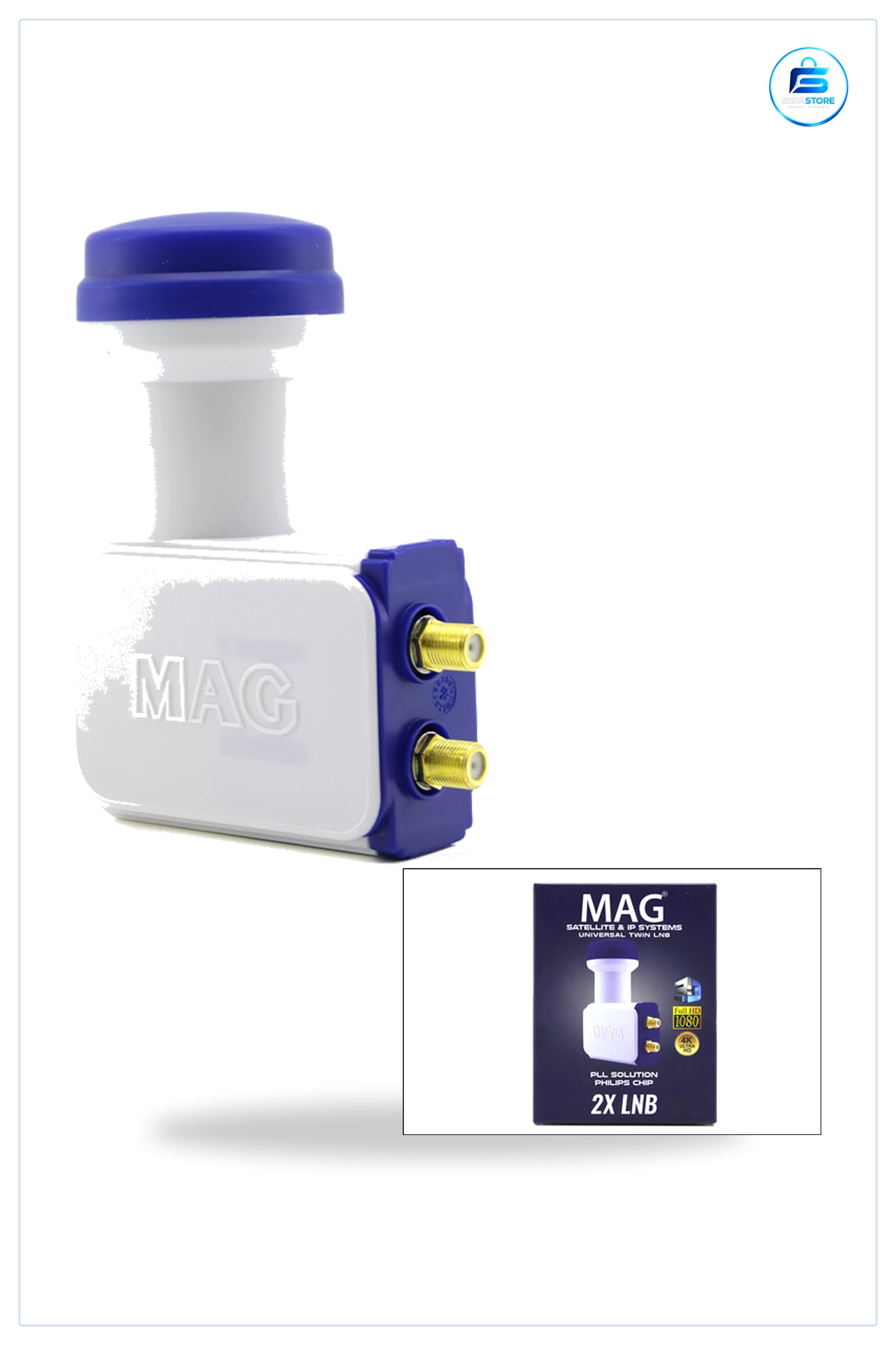 Twin LNB Universal 0.1 dB Full HD 3D Uydu Çanağı Çift Çıkışlı Çoklu Oda Alıcı Dönüştürücü